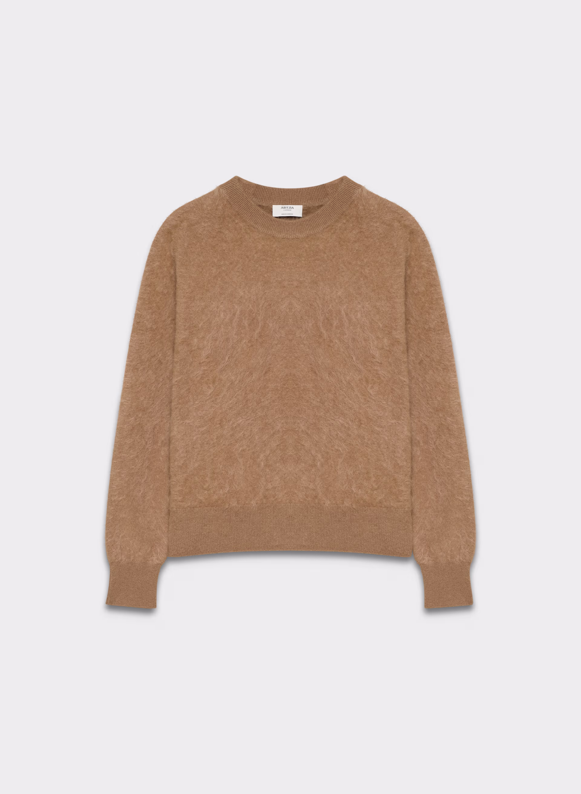 BRUSHED CASHMERE RELIC SWEATER by ARITZIA