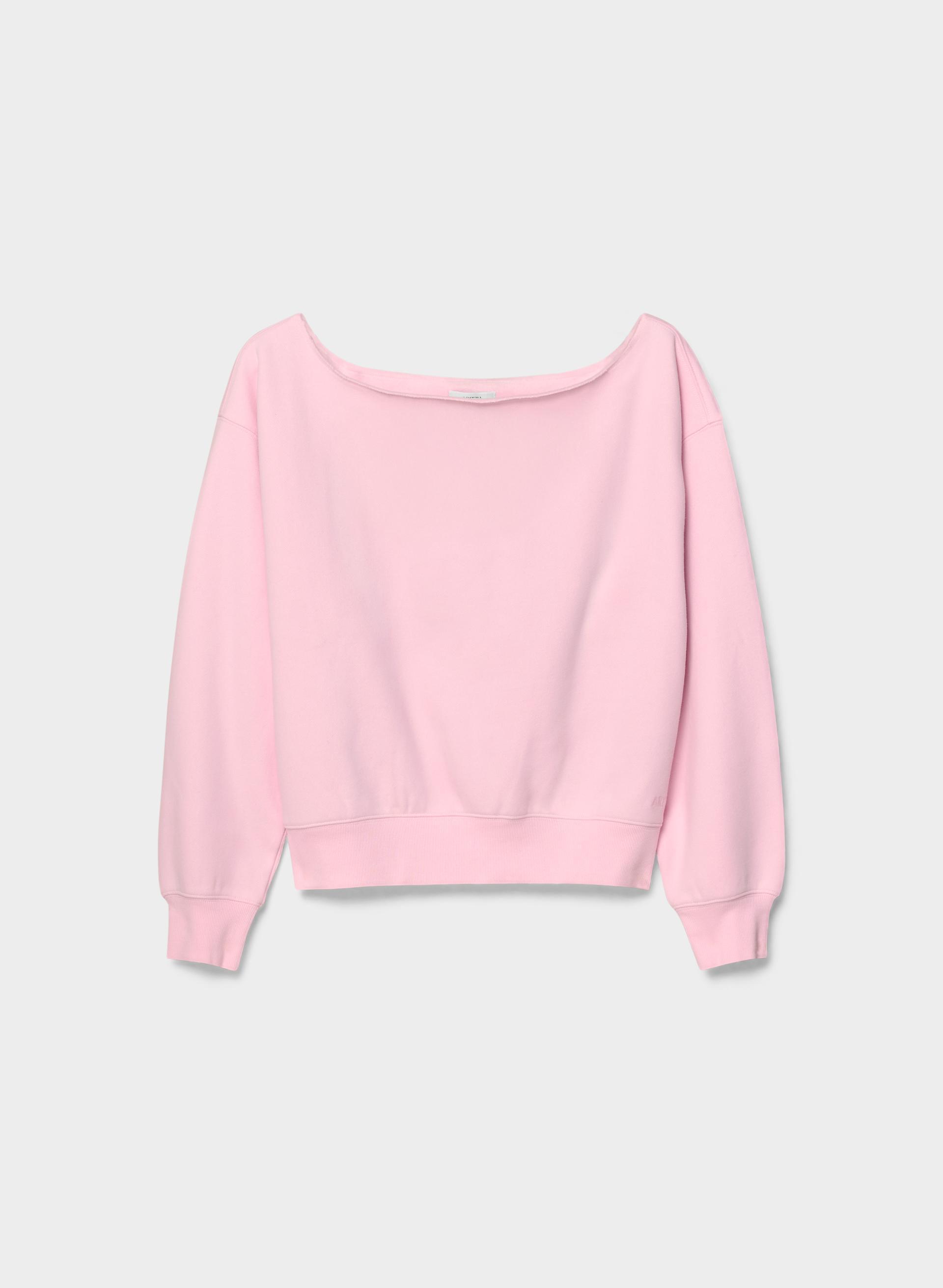 COZY SWEATFLEECE BF OFF-SHOULDER SWEAT-SHIRT by ARITZIA