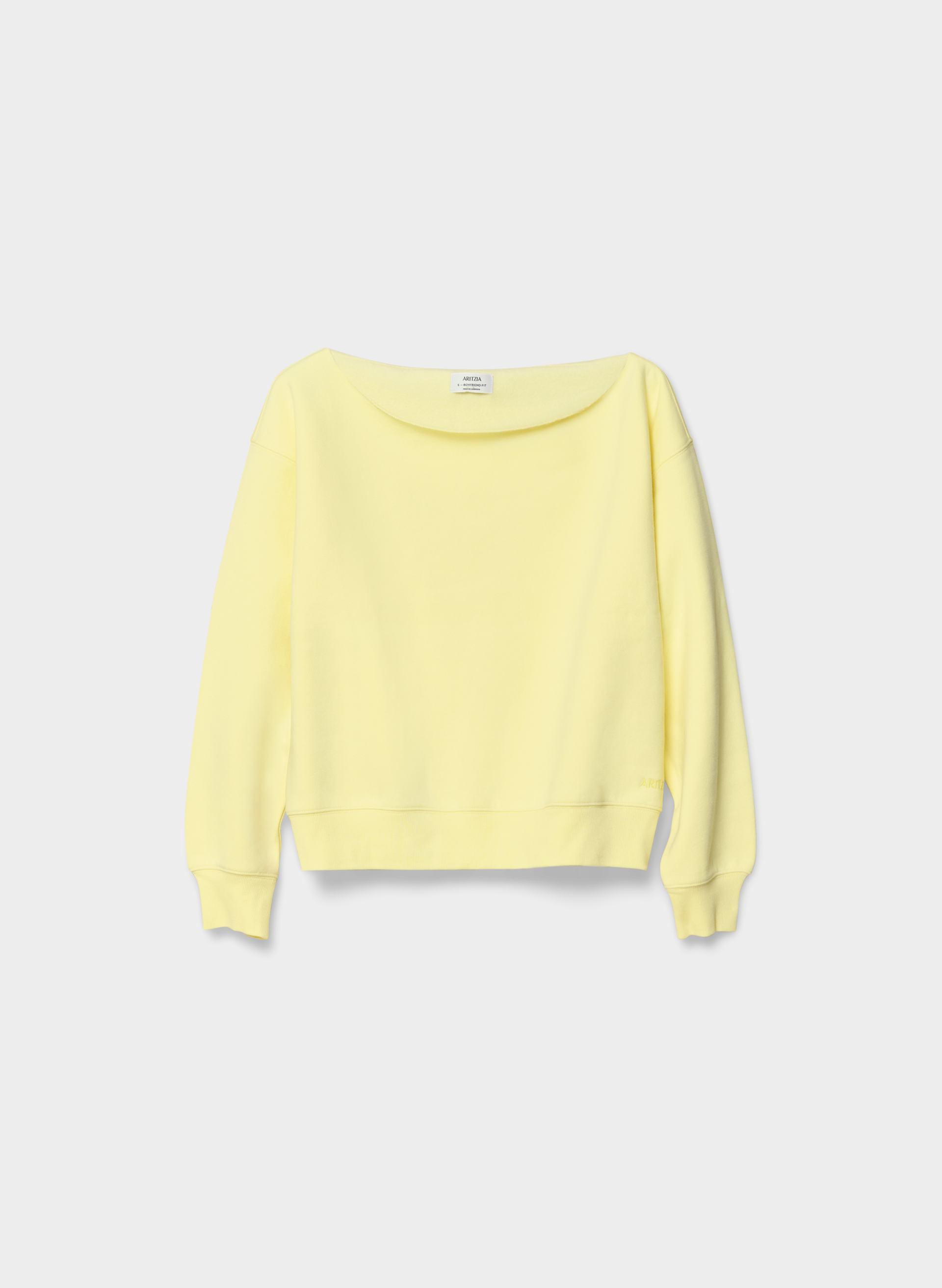 COZY SWEATFLEECE BF OFF-SHOULDER SWEAT-SHIRT by ARITZIA
