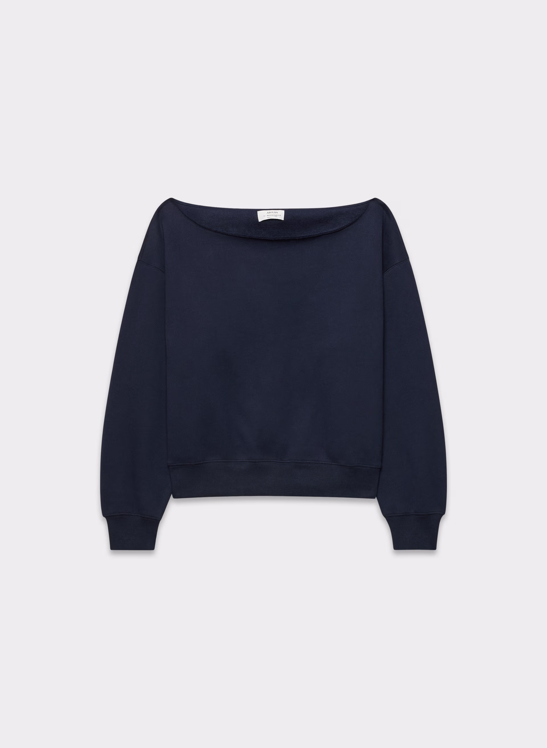 COZY SWEATFLEECE BF OFF-SHOULDER SWEAT-SHIRT by ARITZIA