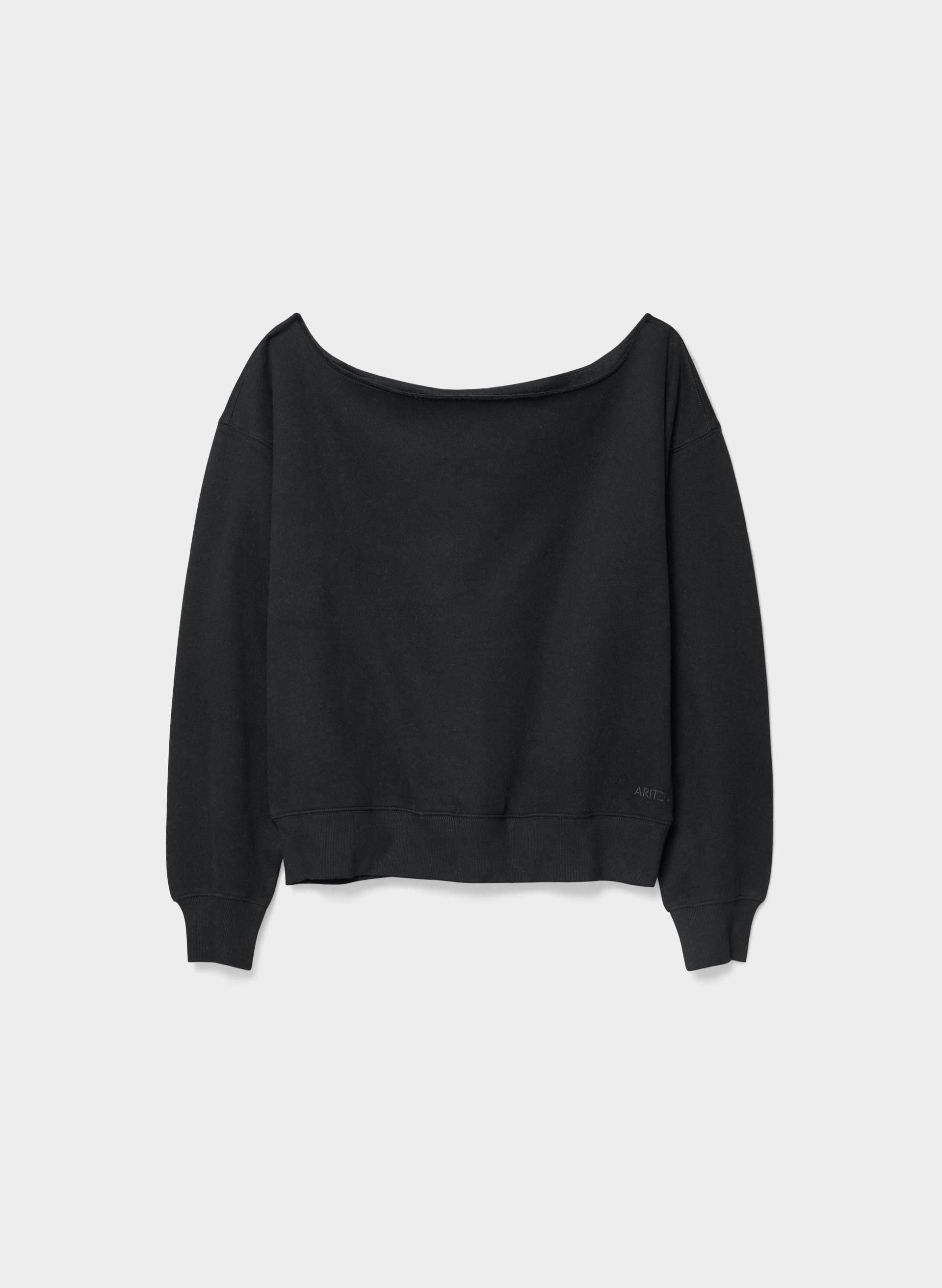 COZY SWEATFLEECE BF OFF-SHOULDER SWEAT-SHIRT by ARITZIA