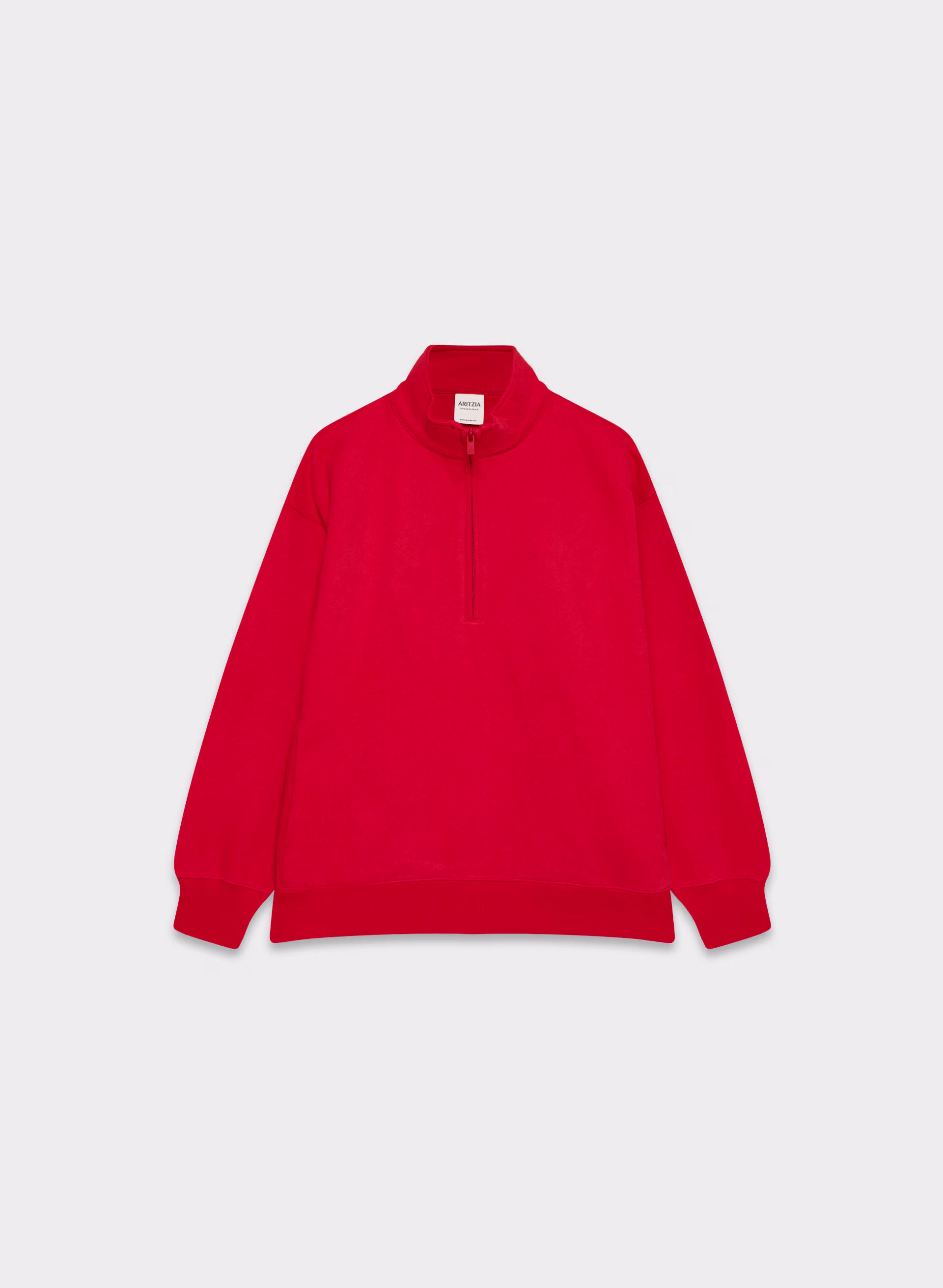 COZY SWEATFLEECE BOYFRIEND 1/2 ZIP SWEAT-SHIRT by ARITZIA