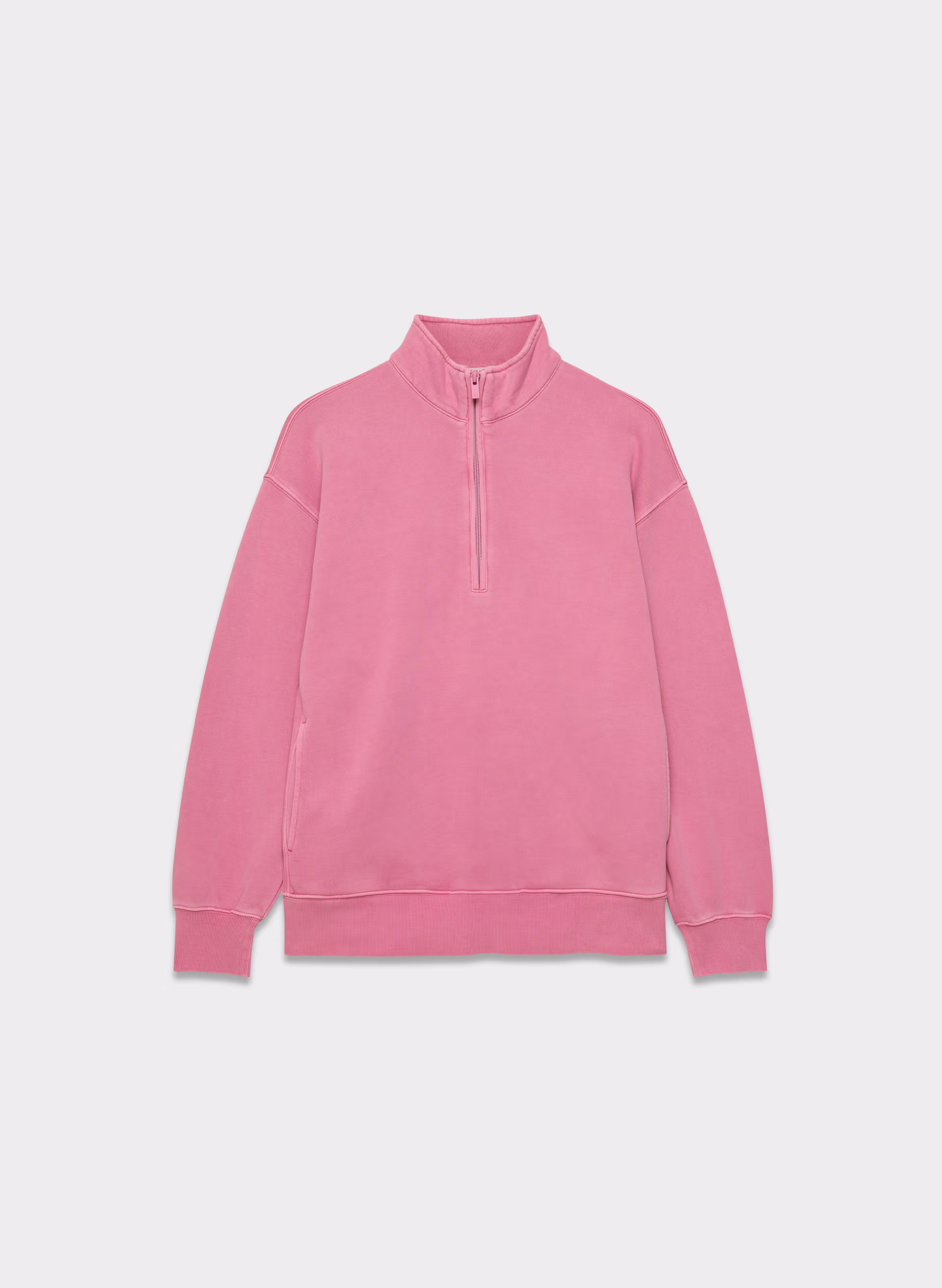 COZY SWEATFLEECE BOYFRIEND 1/2 ZIP SWEAT-SHIRT by ARITZIA