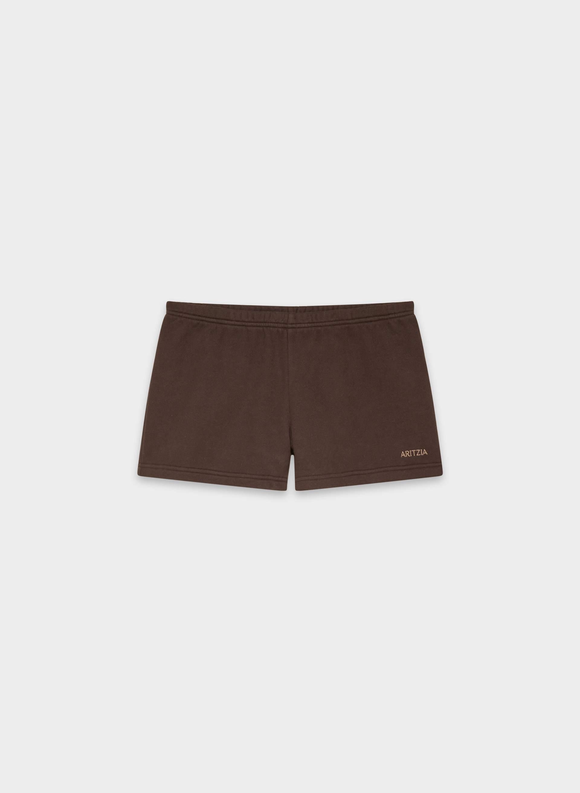 COZY SWEATFLEECE BOYFRIEND LO-RISE MINI SHORT by ARITZIA