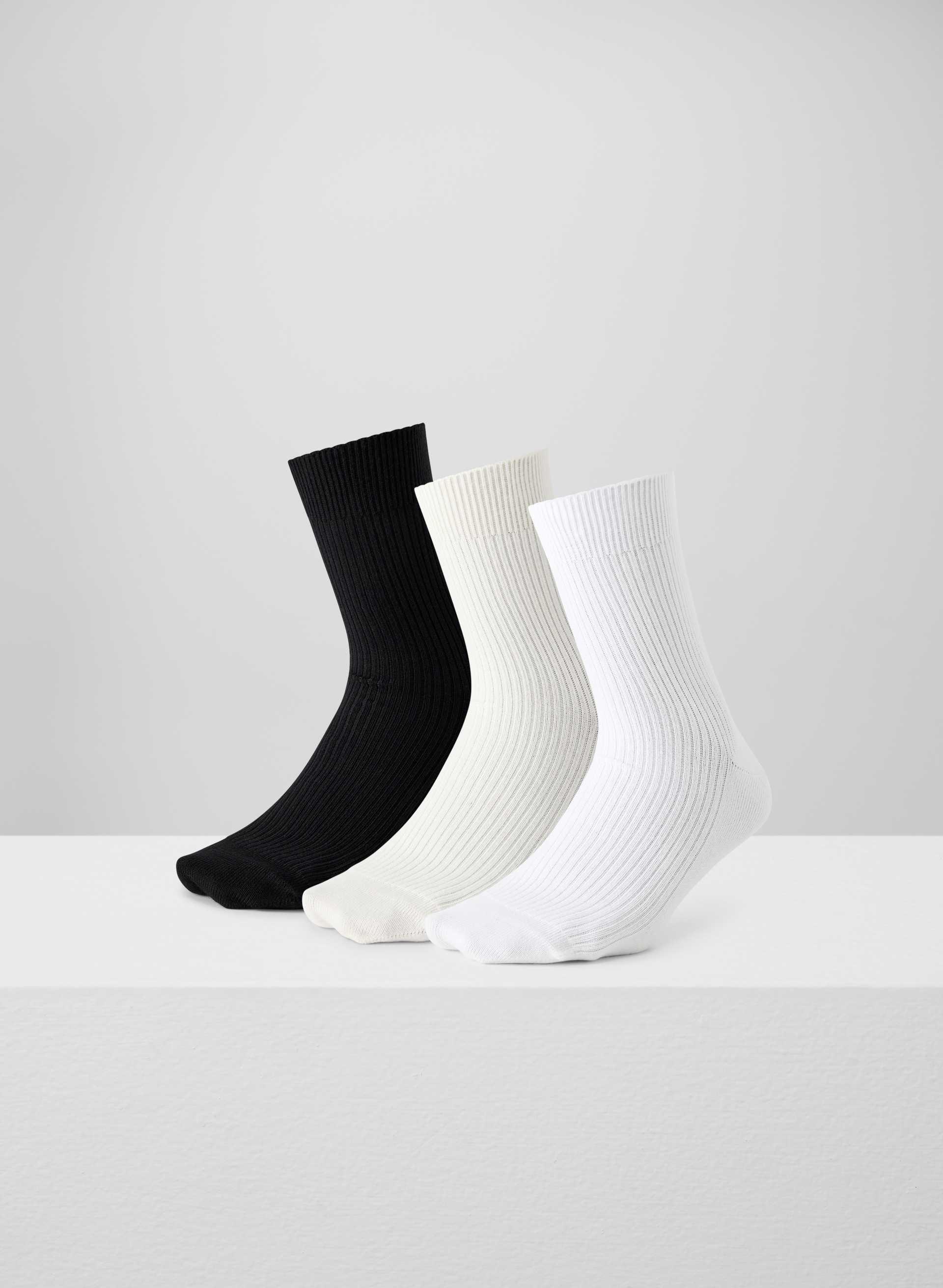 DAILY RIB ANKLE SOCK 3-PACK by ARITZIA
