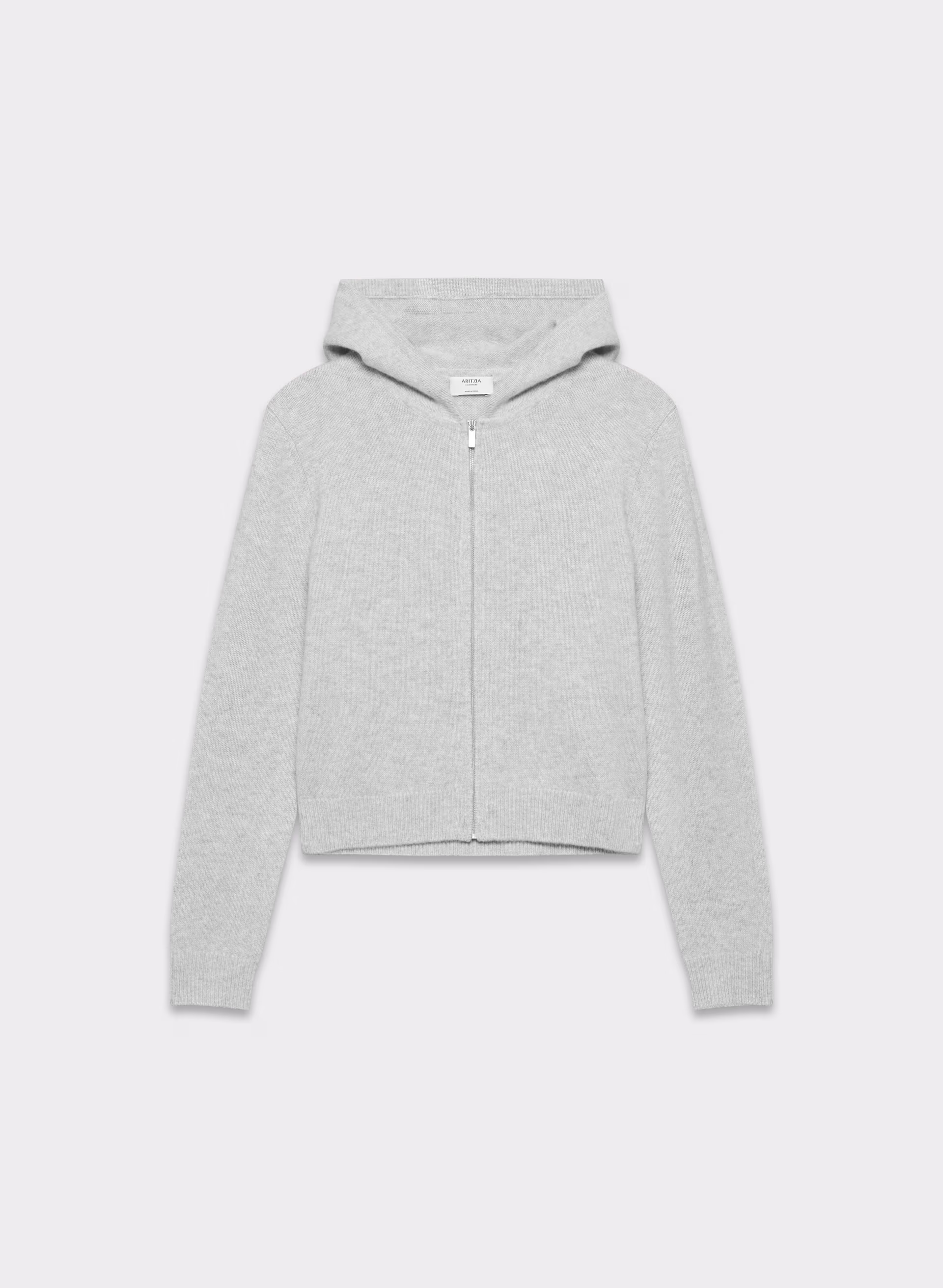 ESSENTIAL CASHMERE IDYLLIC ZIP HOODIE by ARITZIA