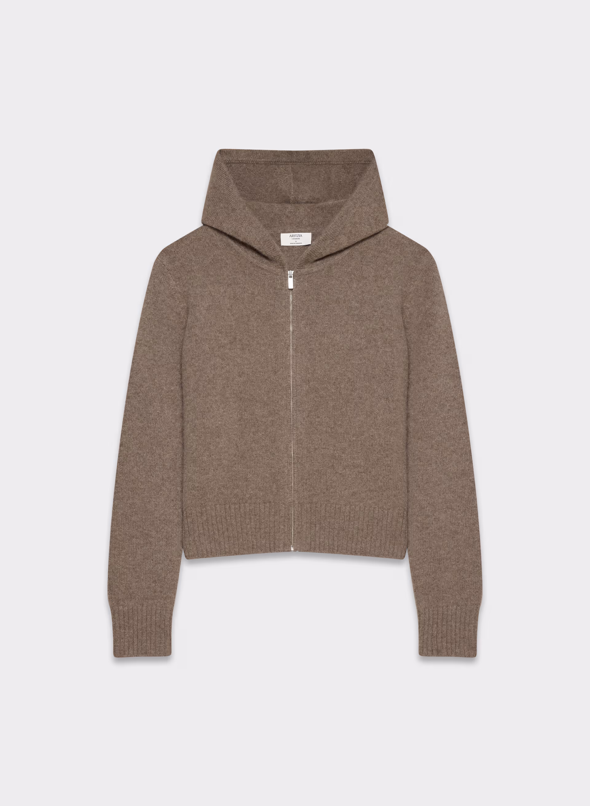 ESSENTIAL CASHMERE IDYLLIC ZIP HOODIE by ARITZIA