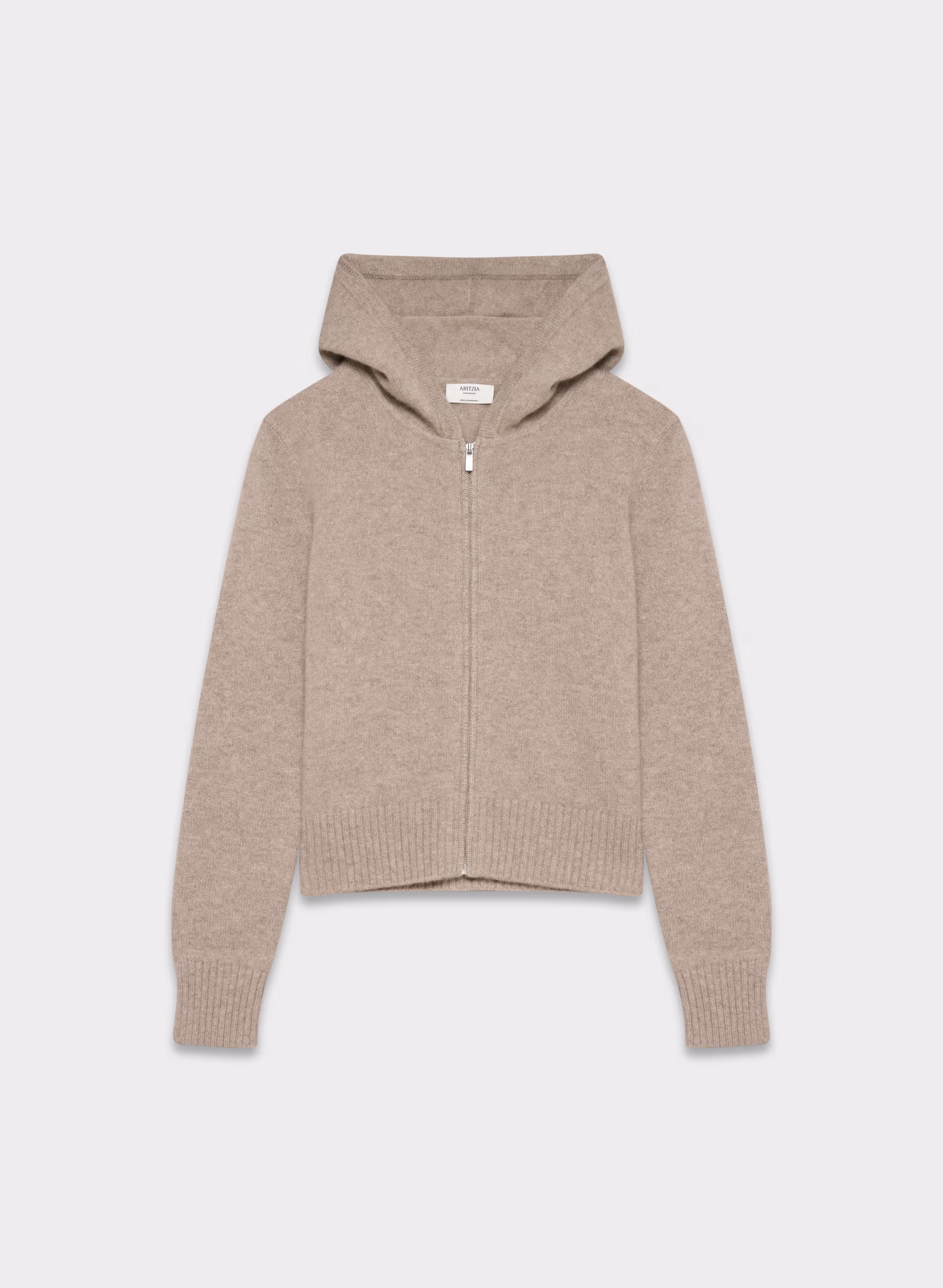 ESSENTIAL CASHMERE IDYLLIC ZIP HOODIE by ARITZIA