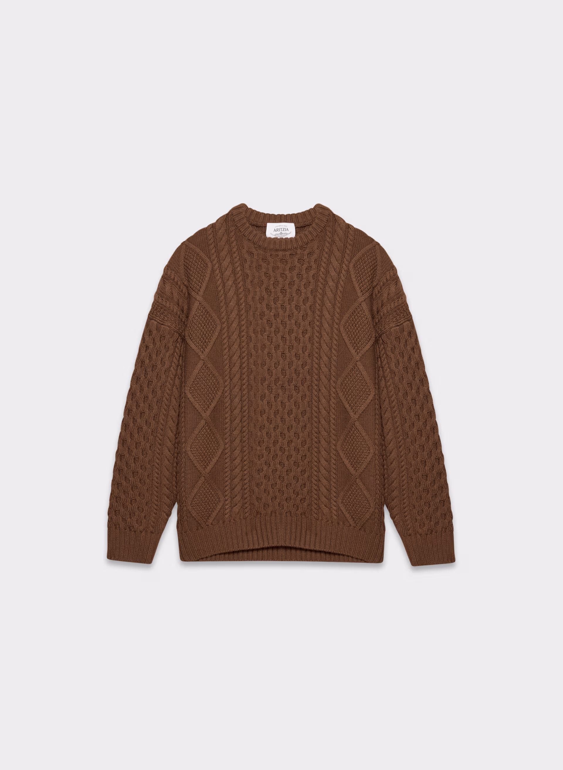 HERITAGE KNIT MERINO WOOL CREW SWEATER by ARITZIA HERITAGE KNIT MERINO WOOL CREW SWEATER by ARITZIA