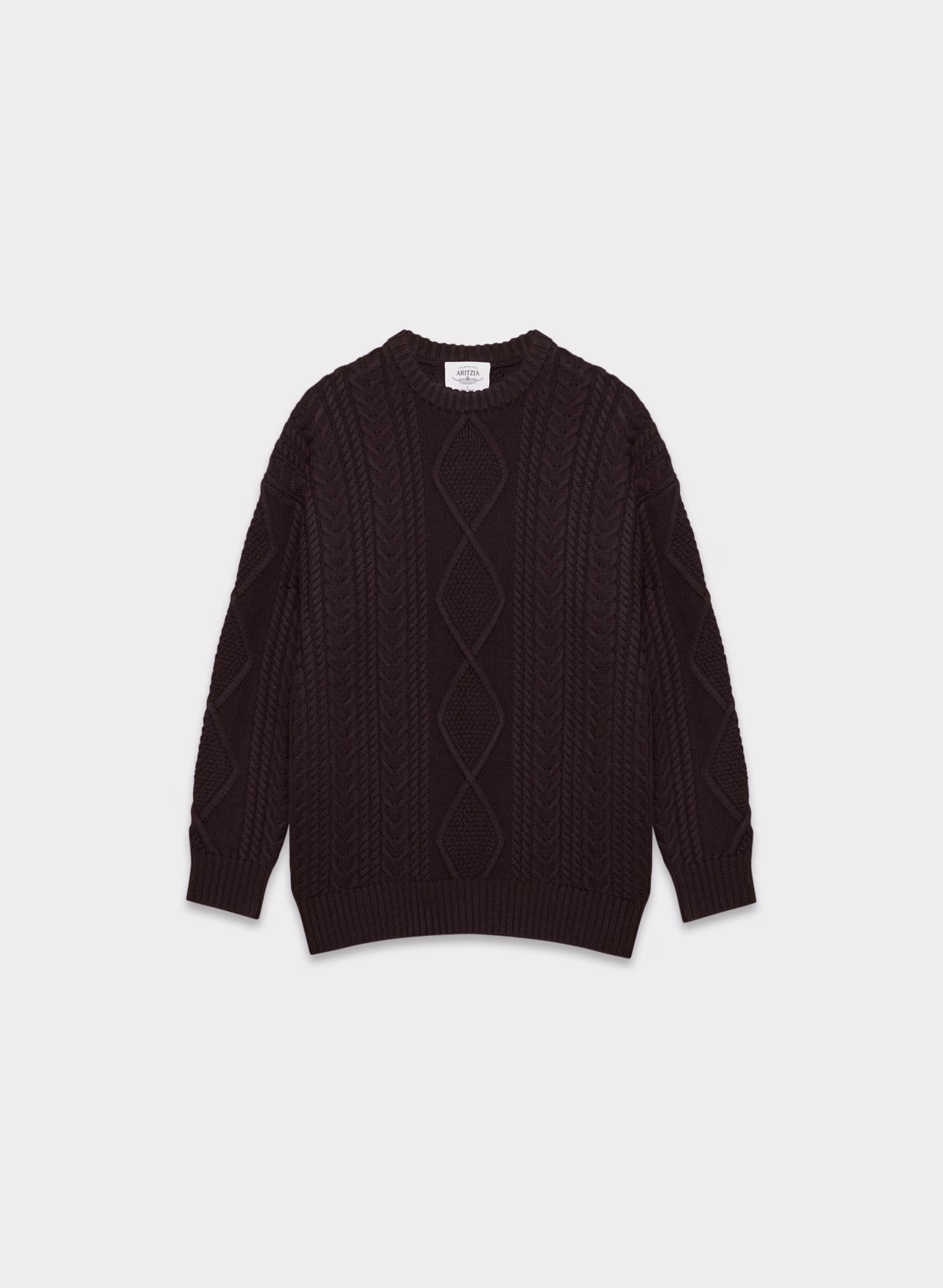 HERITAGE KNIT MERINO WOOL CREW SWEATER by ARITZIA