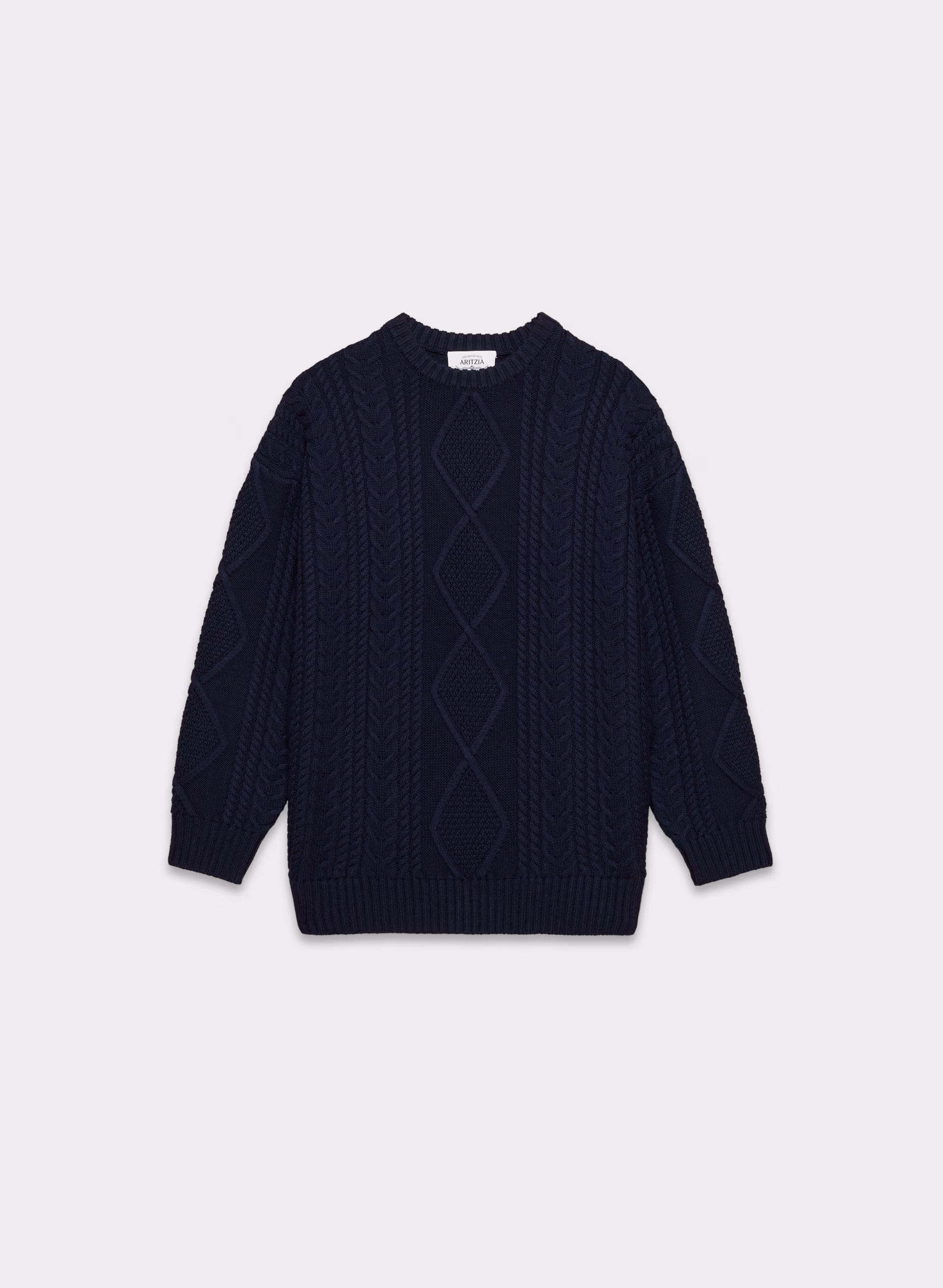 HERITAGE KNIT MERINO WOOL CREW SWEATER by ARITZIA