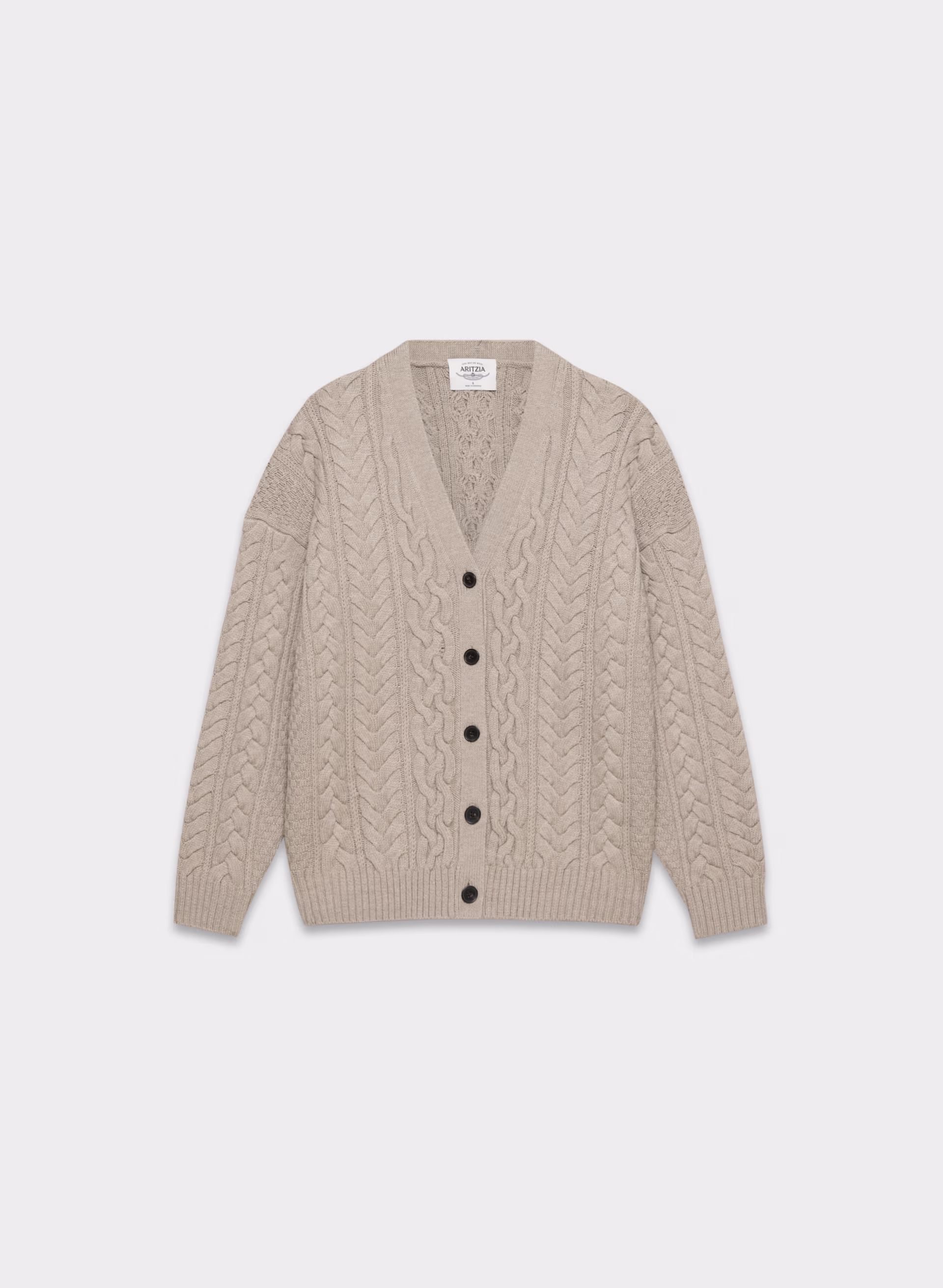 HERITAGE KNIT MERINO WOOL V-NECK CARDIGAN by ARITZIA