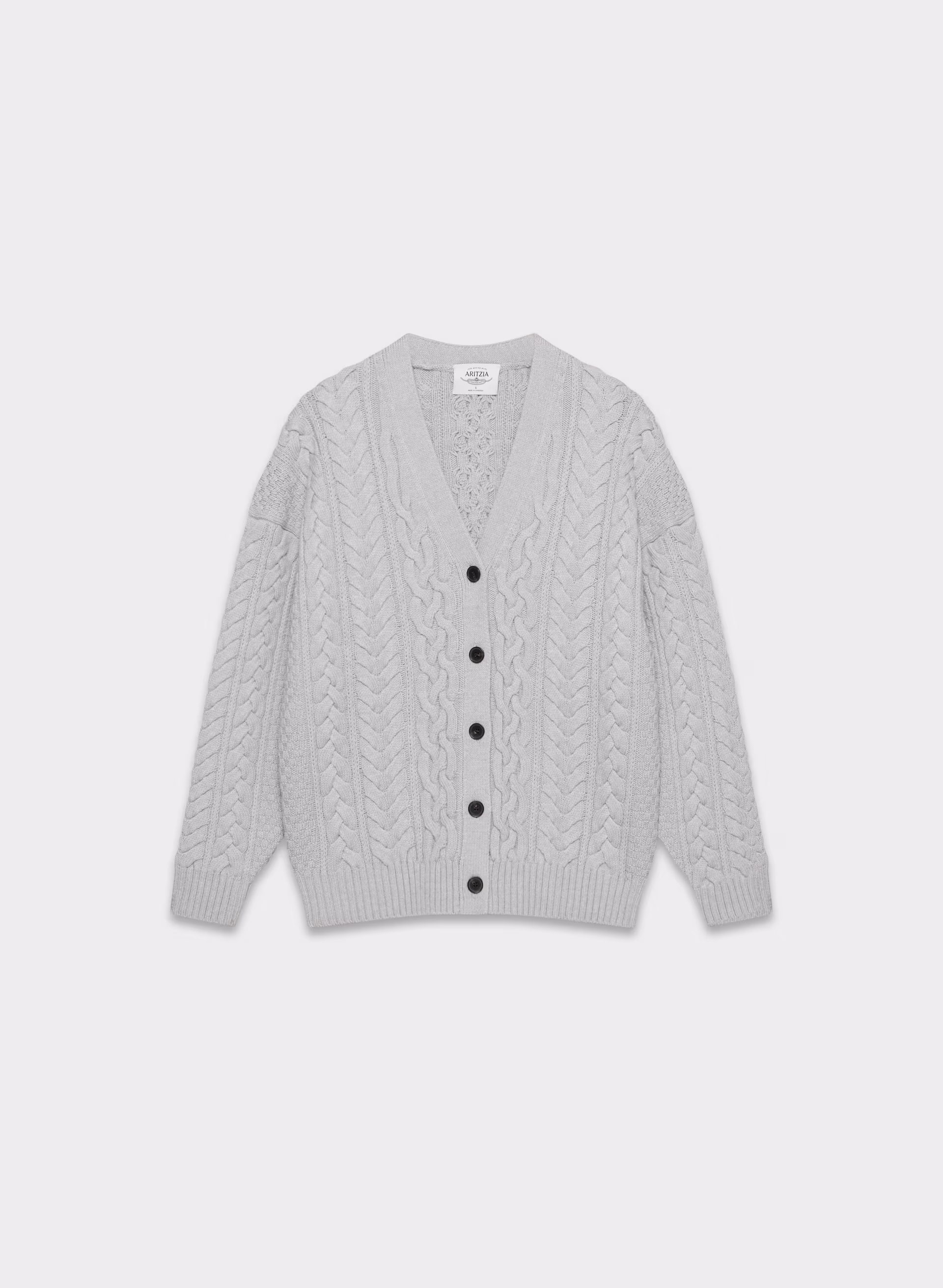 HERITAGE KNIT MERINO WOOL V-NECK CARDIGAN by ARITZIA