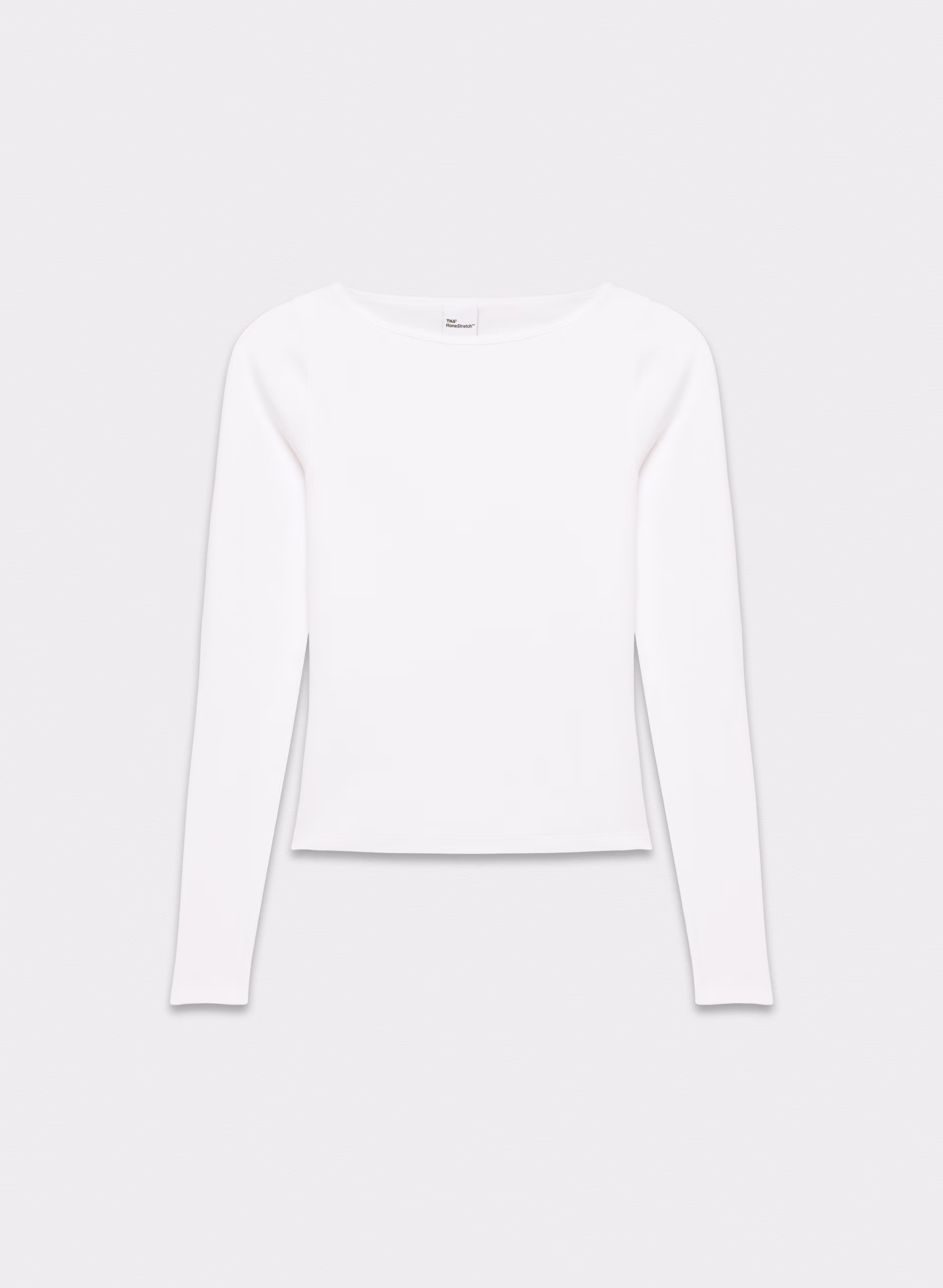 HOMESTRETCH™ RIB BOATNECK LONGSLEEVE by ARITZIA