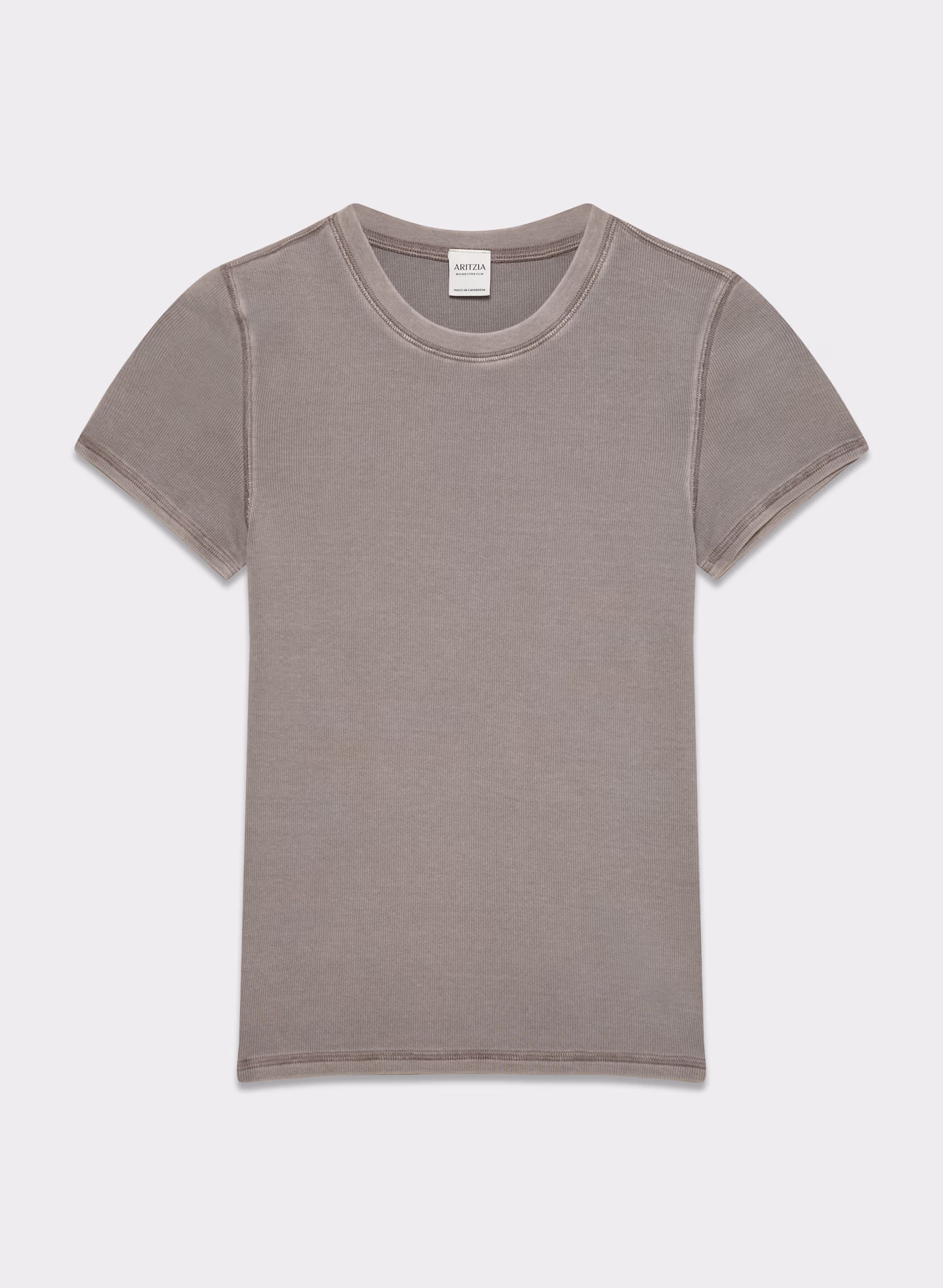 HOMESTRETCH™ RIB CREW T-SHIRT by ARITZIA