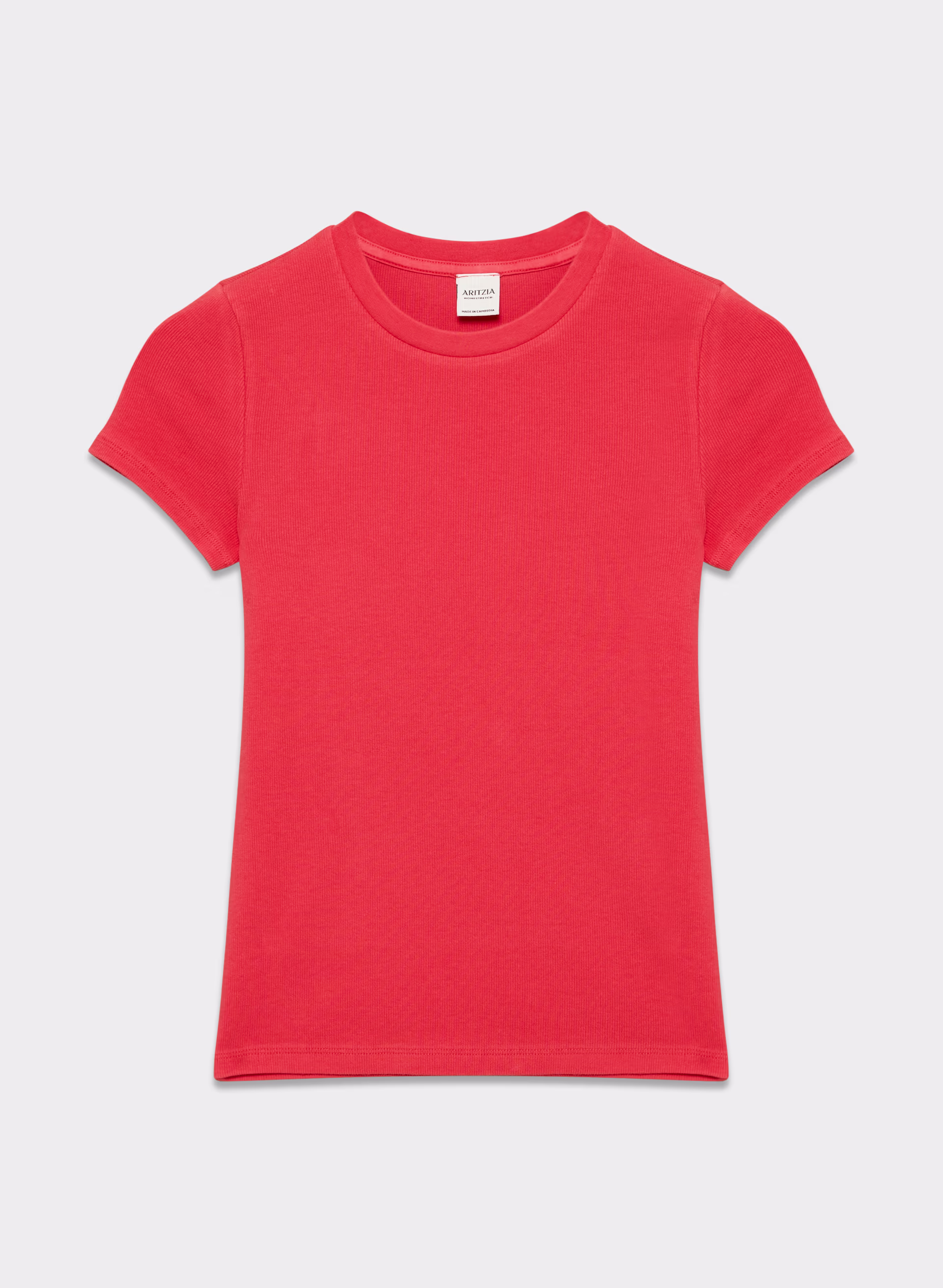 HOMESTRETCH™ RIB CREW T-SHIRT by ARITZIA