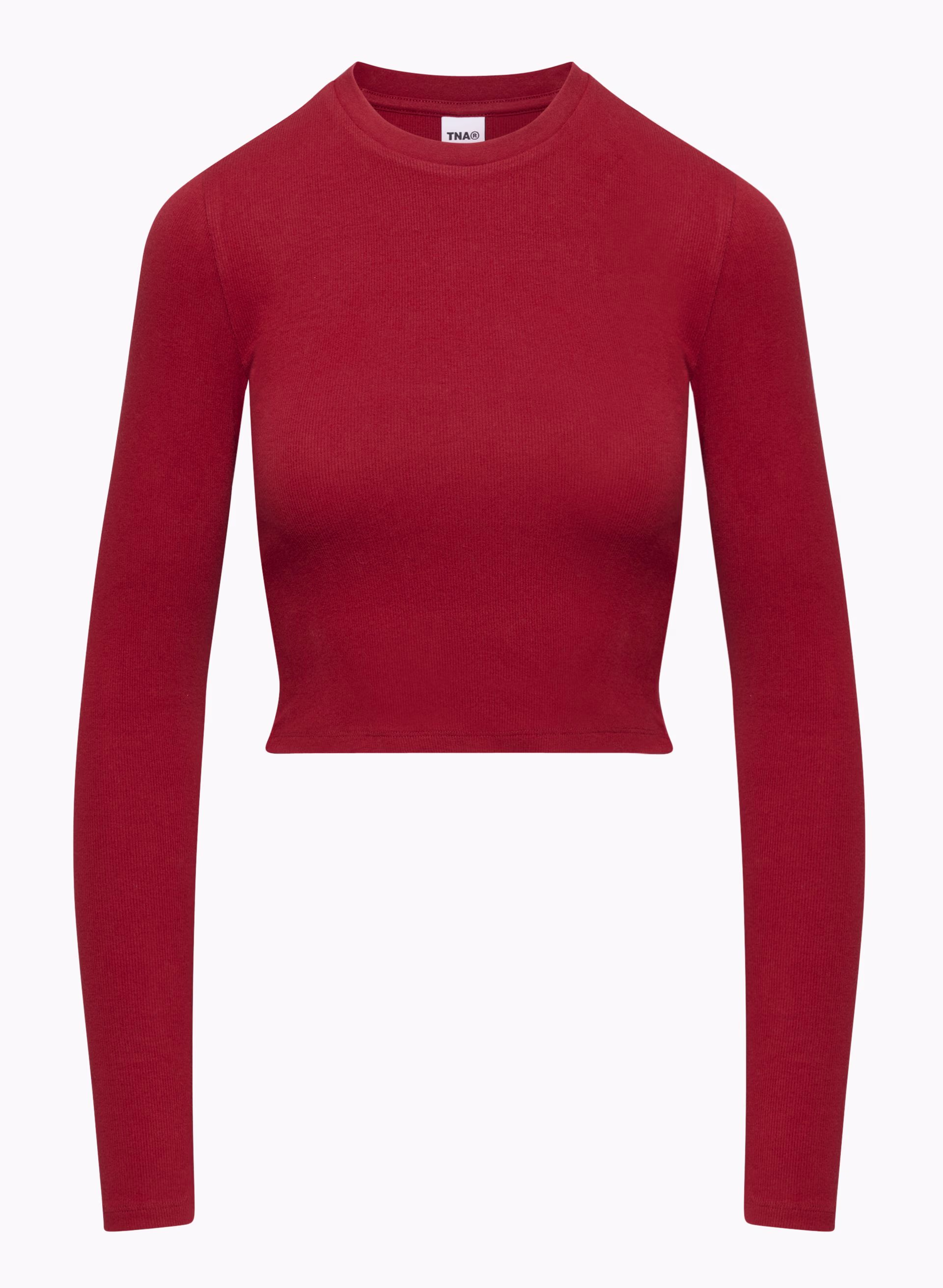 HOMESTRETCH™ RIB CREW WAIST LONGSLEEVE by ARITZIA