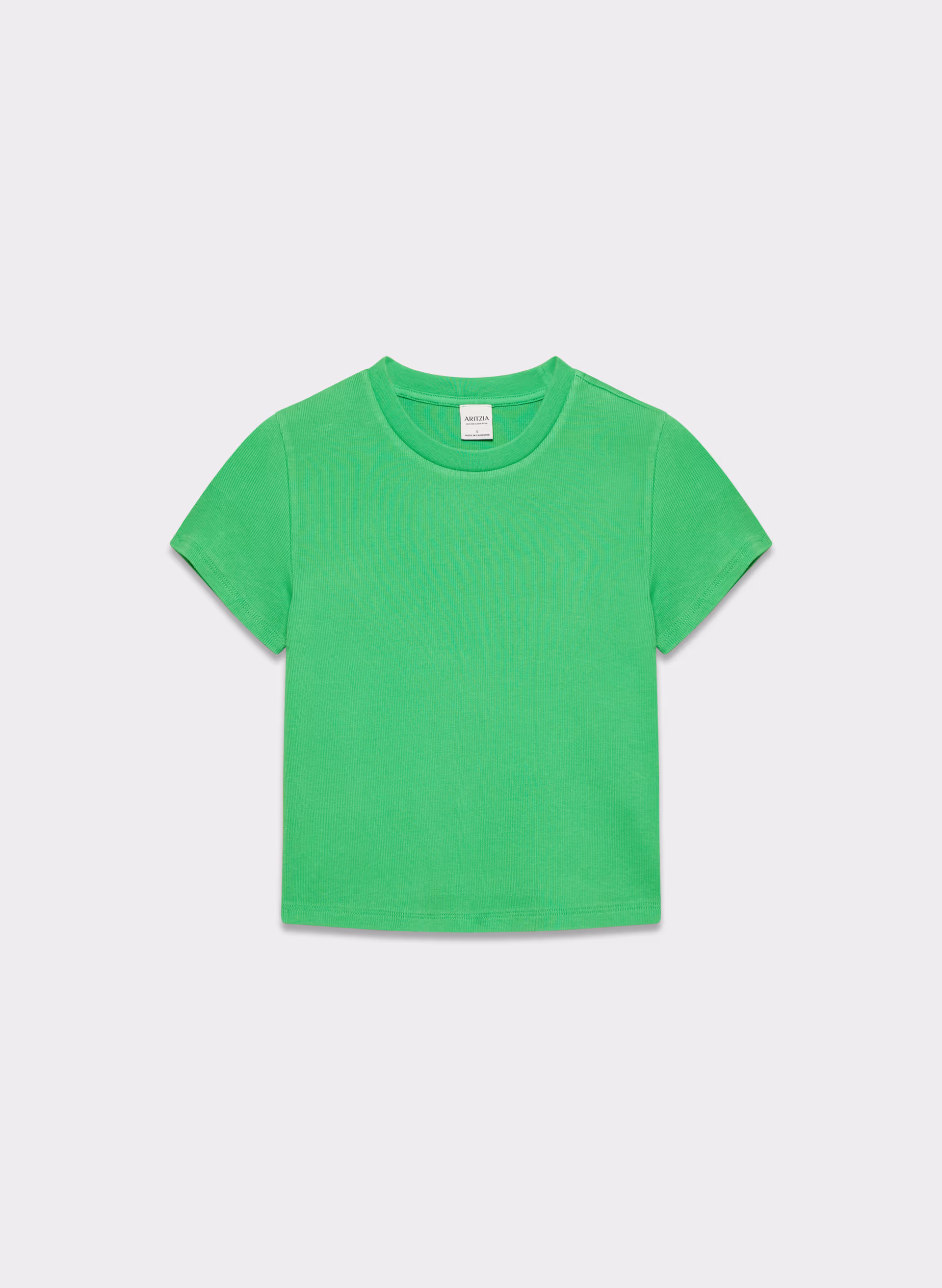 HOMESTRETCH™ RIB CREW WAIST T-SHIRT by ARITZIA