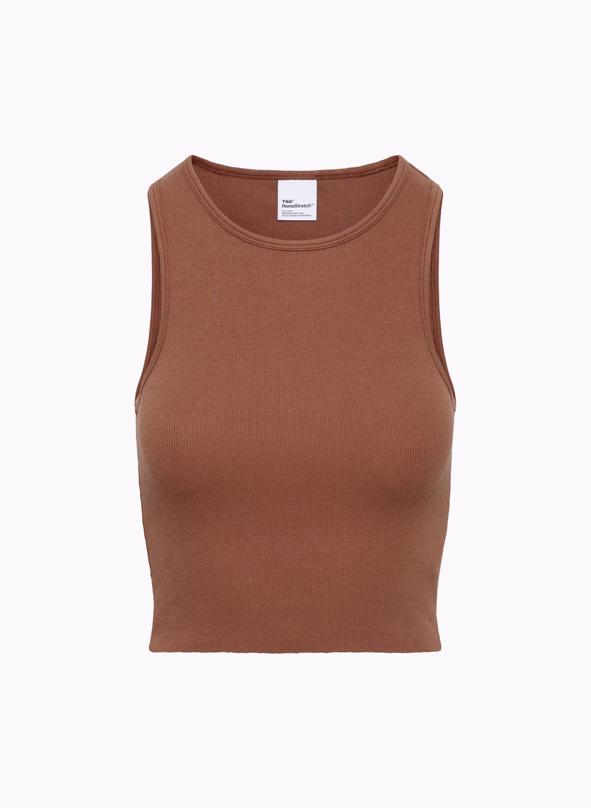 HOMESTRETCH™ RIB CREW WAIST TANK by ARITZIA