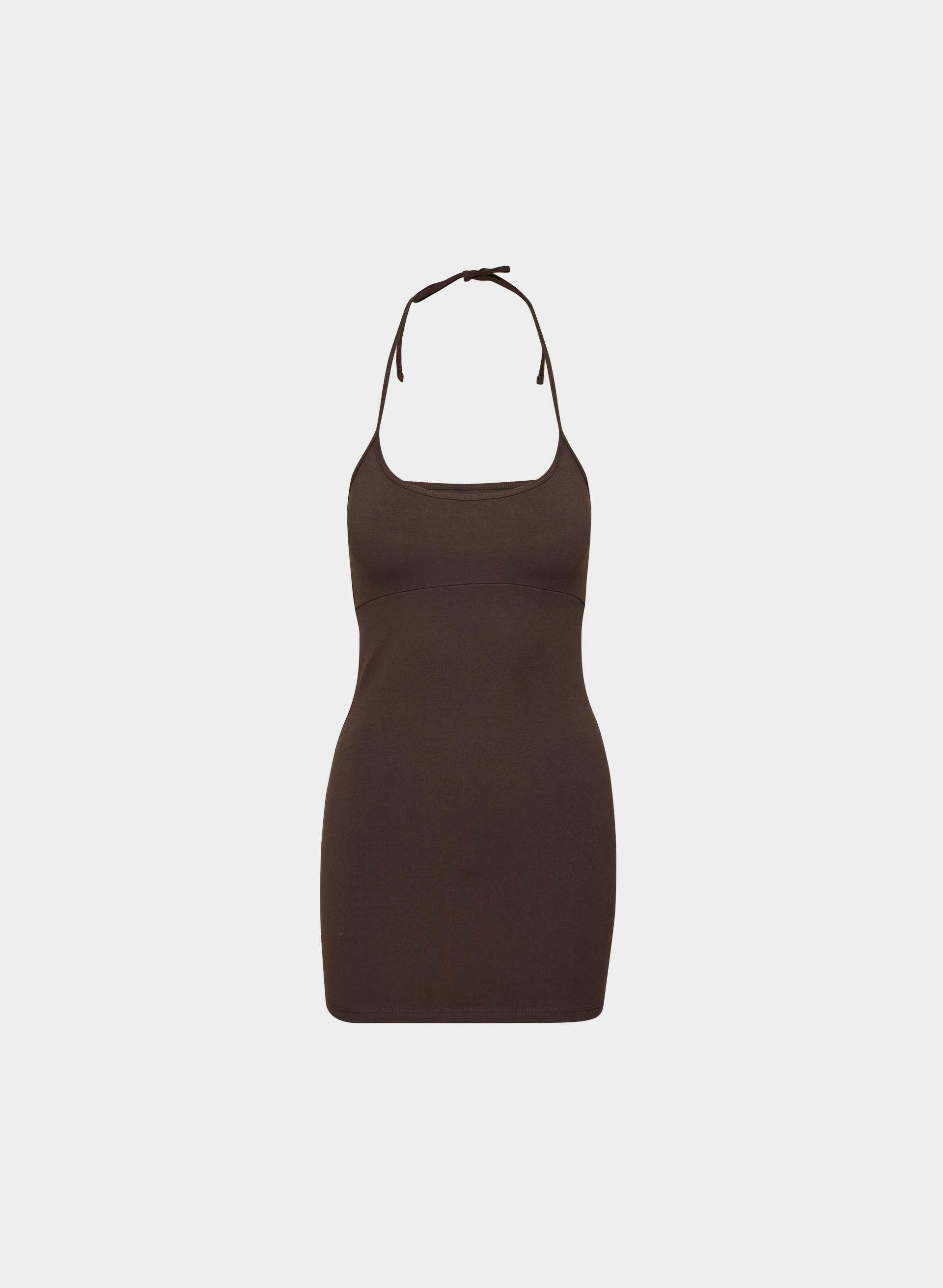 HOMESTRETCH™ SMOOTH COMPONENT HALTER DRESS by ARITZIA