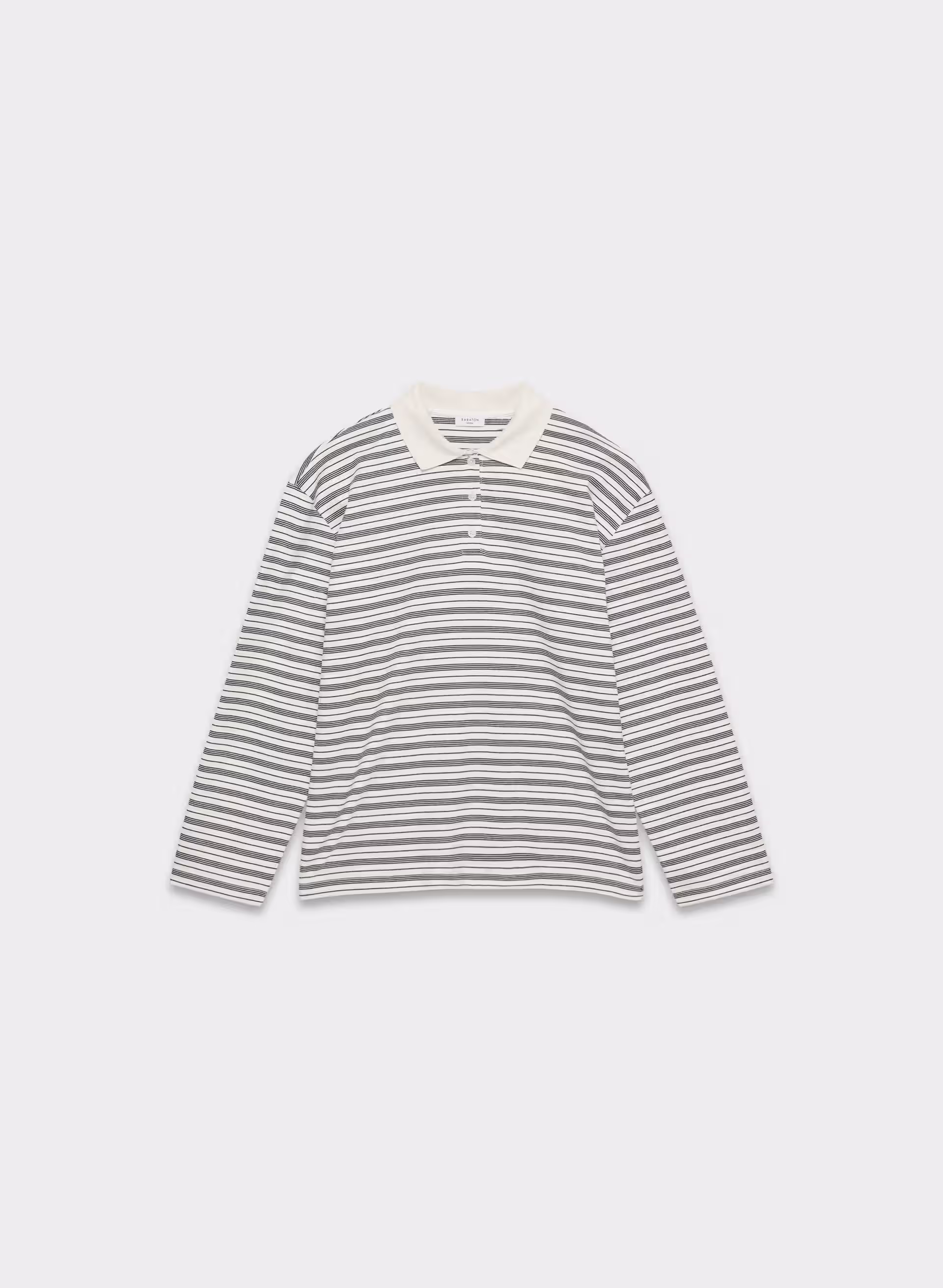 INTERLOCK COTTON ETON LONGSLEEVE by ARITZIA
