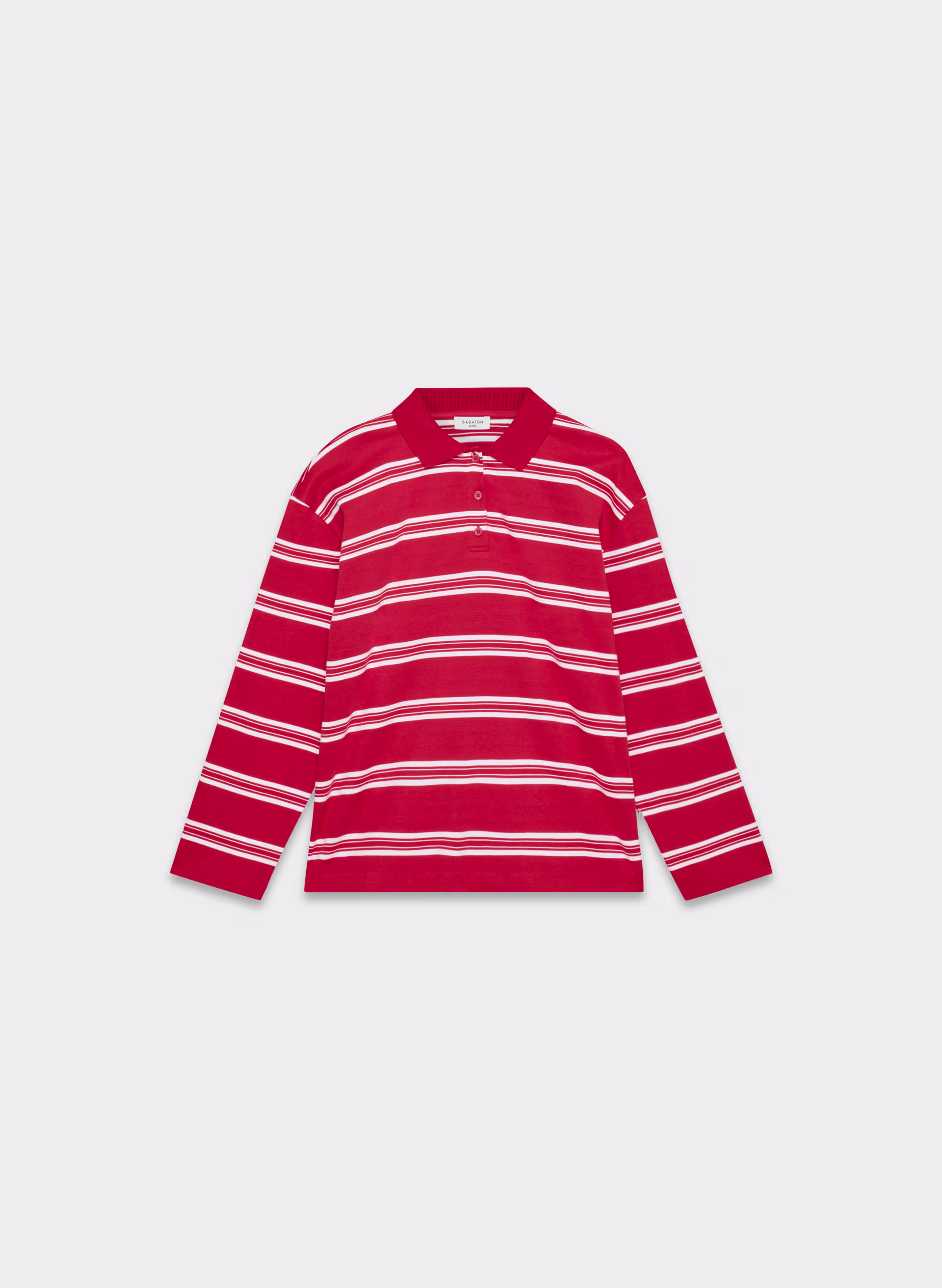 INTERLOCK COTTON ETON LONGSLEEVE by ARITZIA