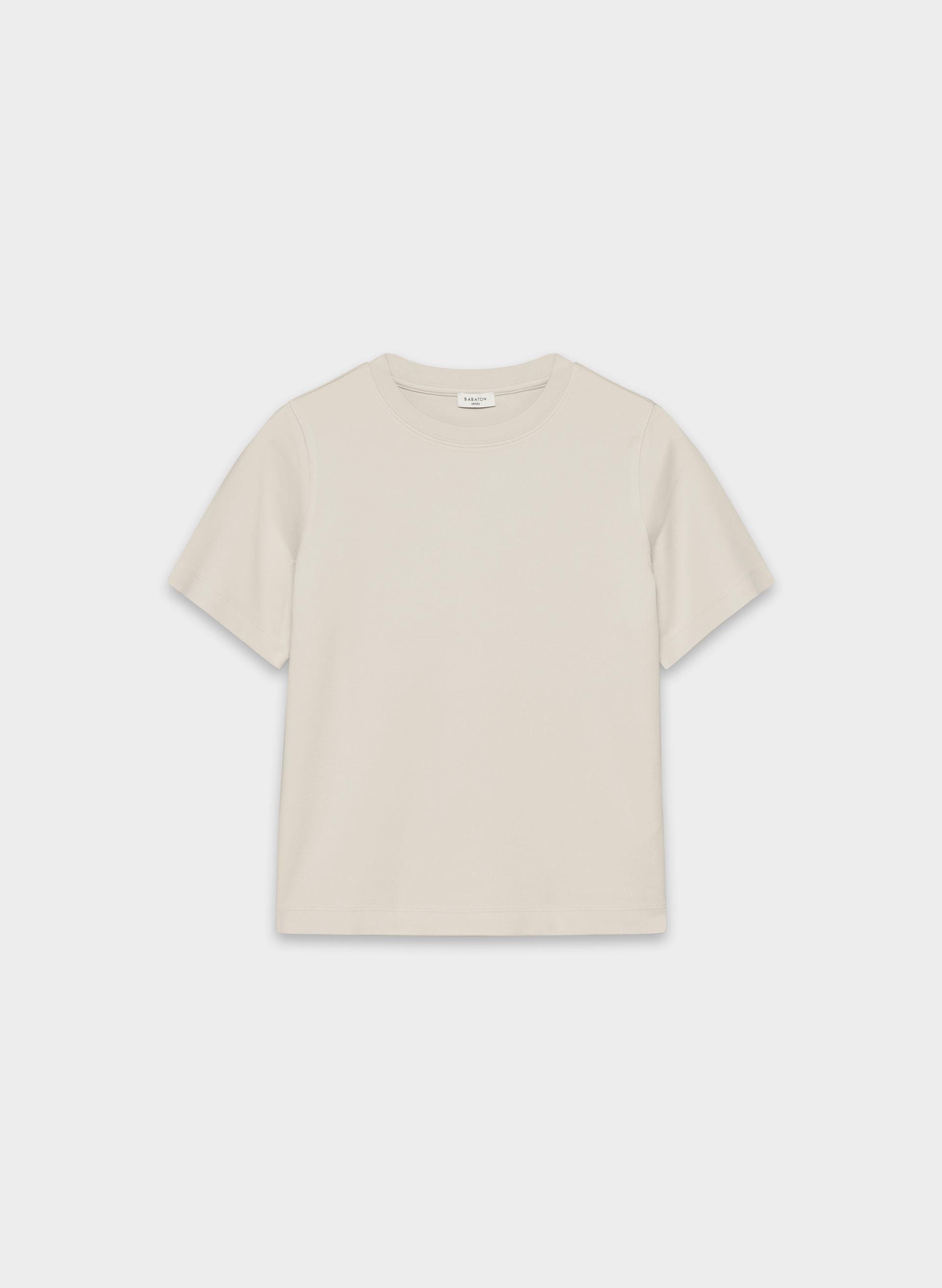 INTERLOCK COTTON FUNCTION T-SHIRT by ARITZIA
