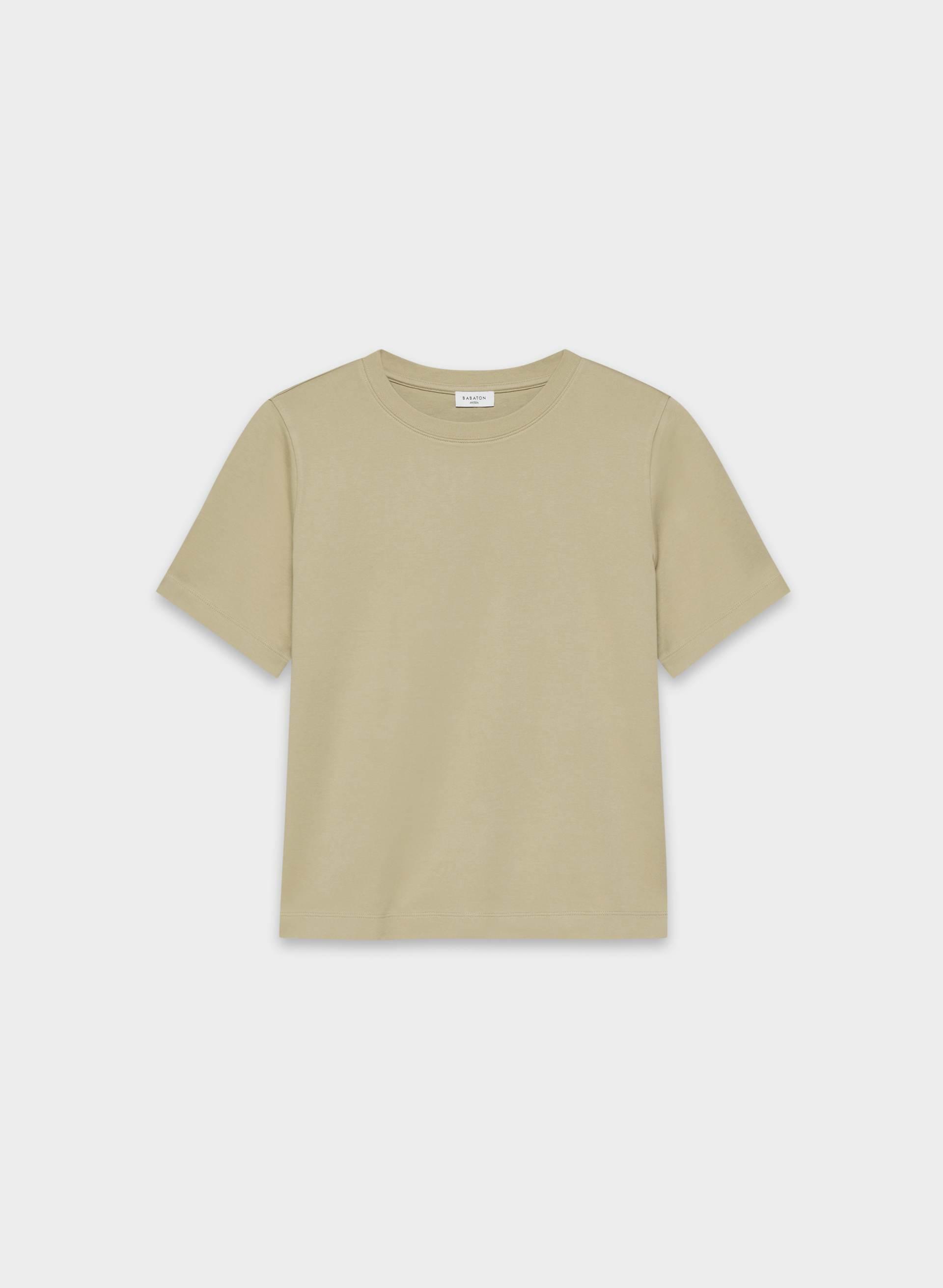 INTERLOCK COTTON FUNCTION T-SHIRT by ARITZIA