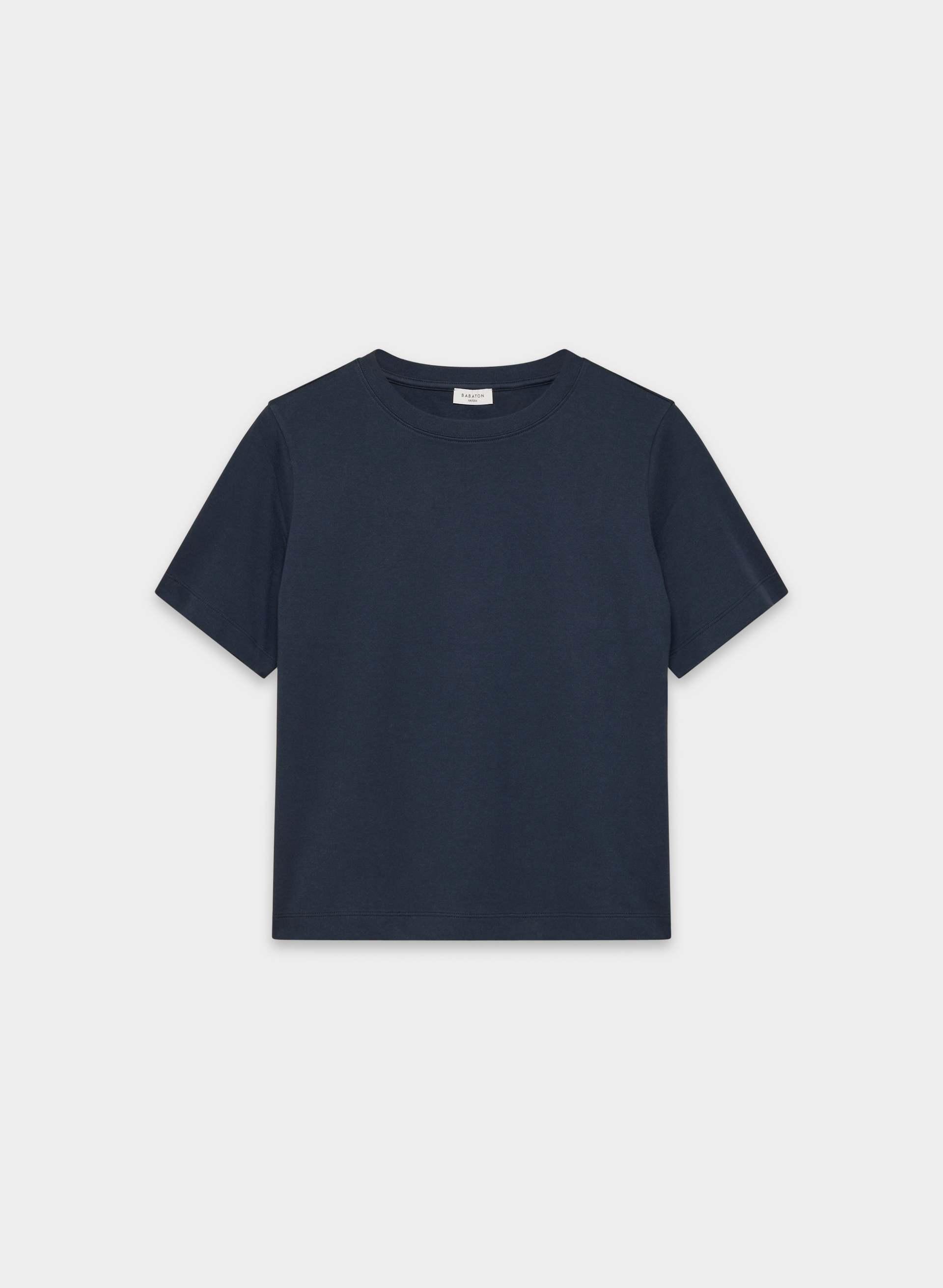 INTERLOCK COTTON FUNCTION T-SHIRT by ARITZIA