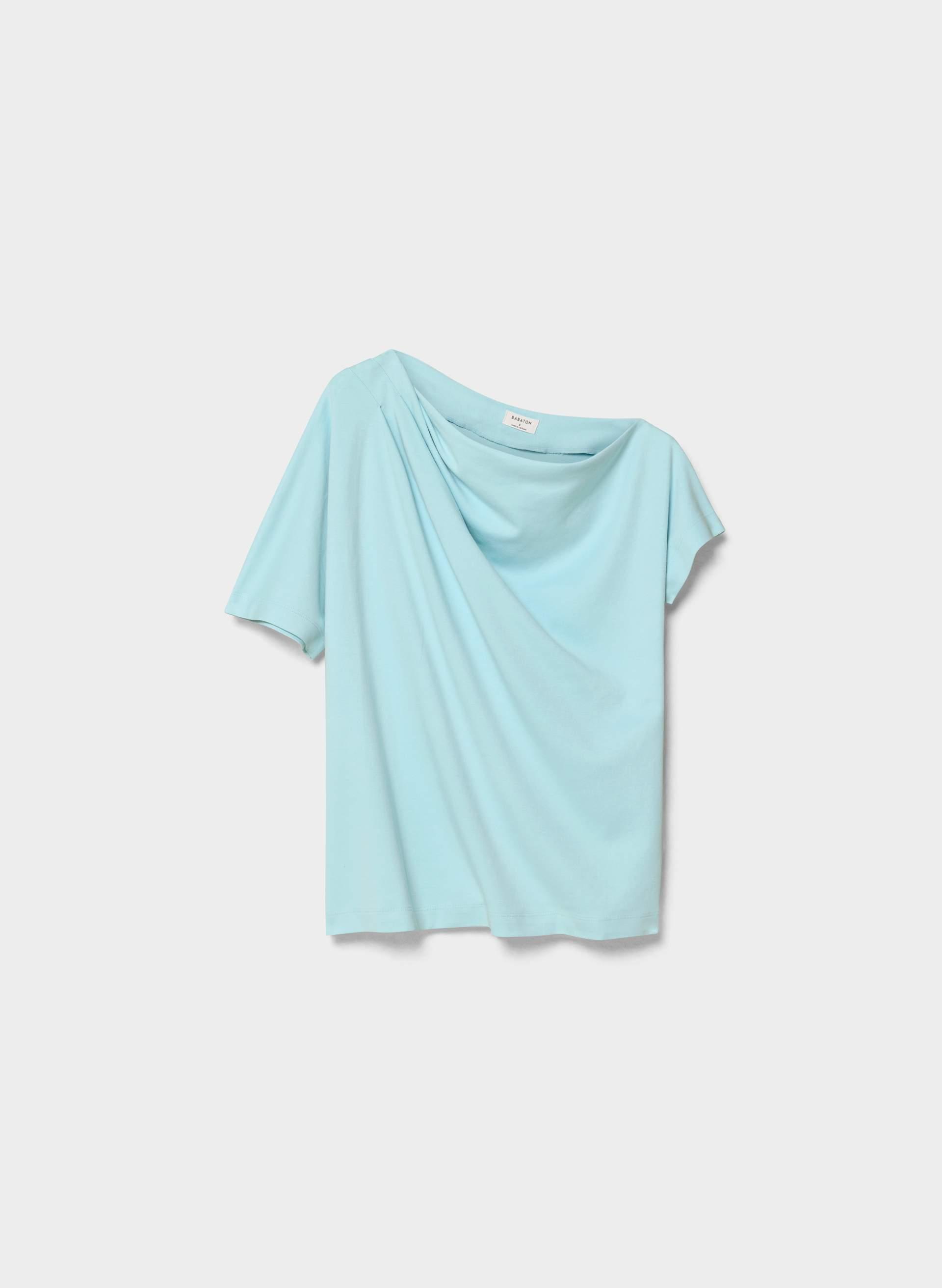 INTERLOCK COTTON SCRIPT TOP by ARITZIA
