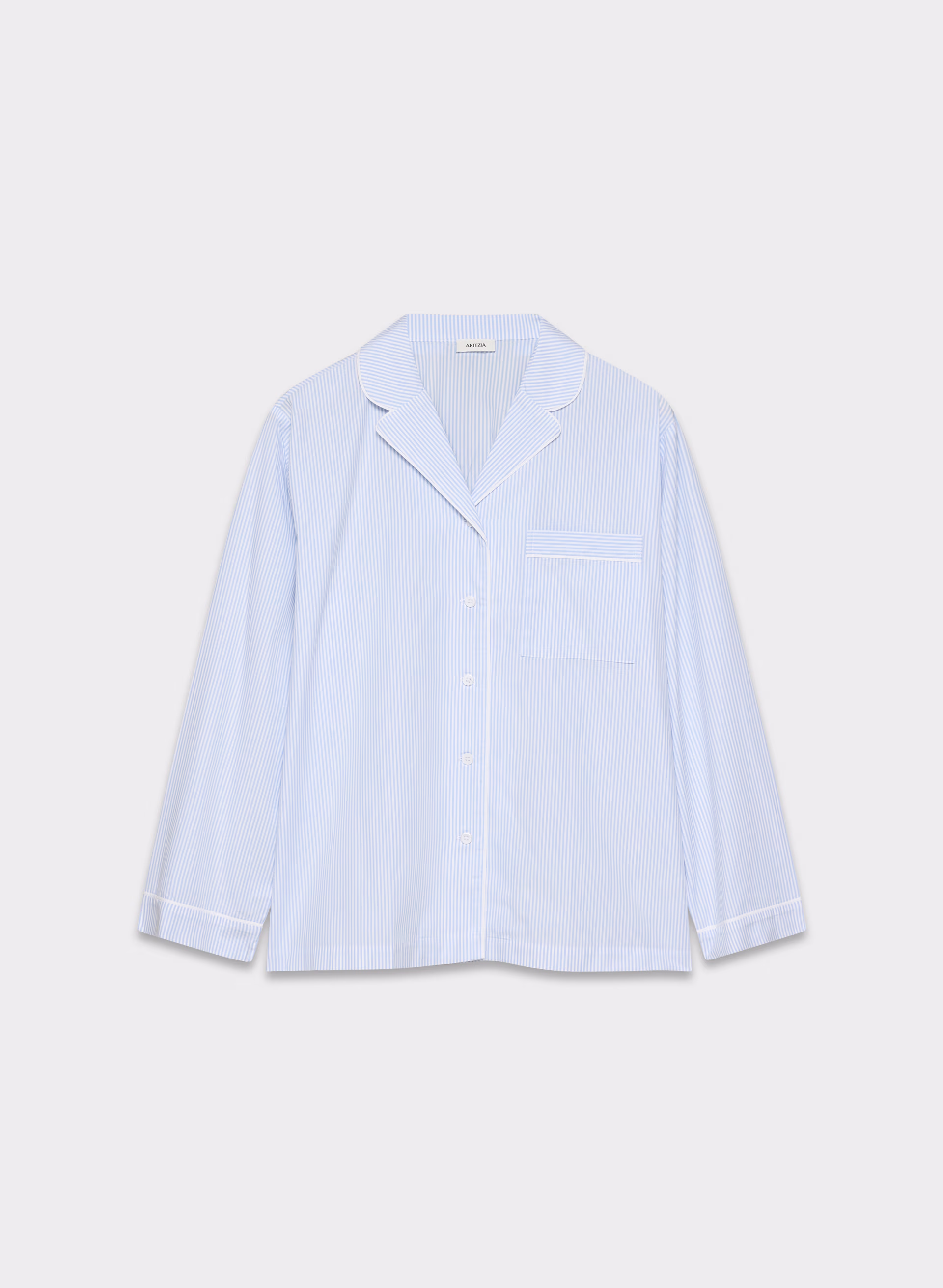 LAZE POPLIN PAJAMA SHIRT by ARITZIA