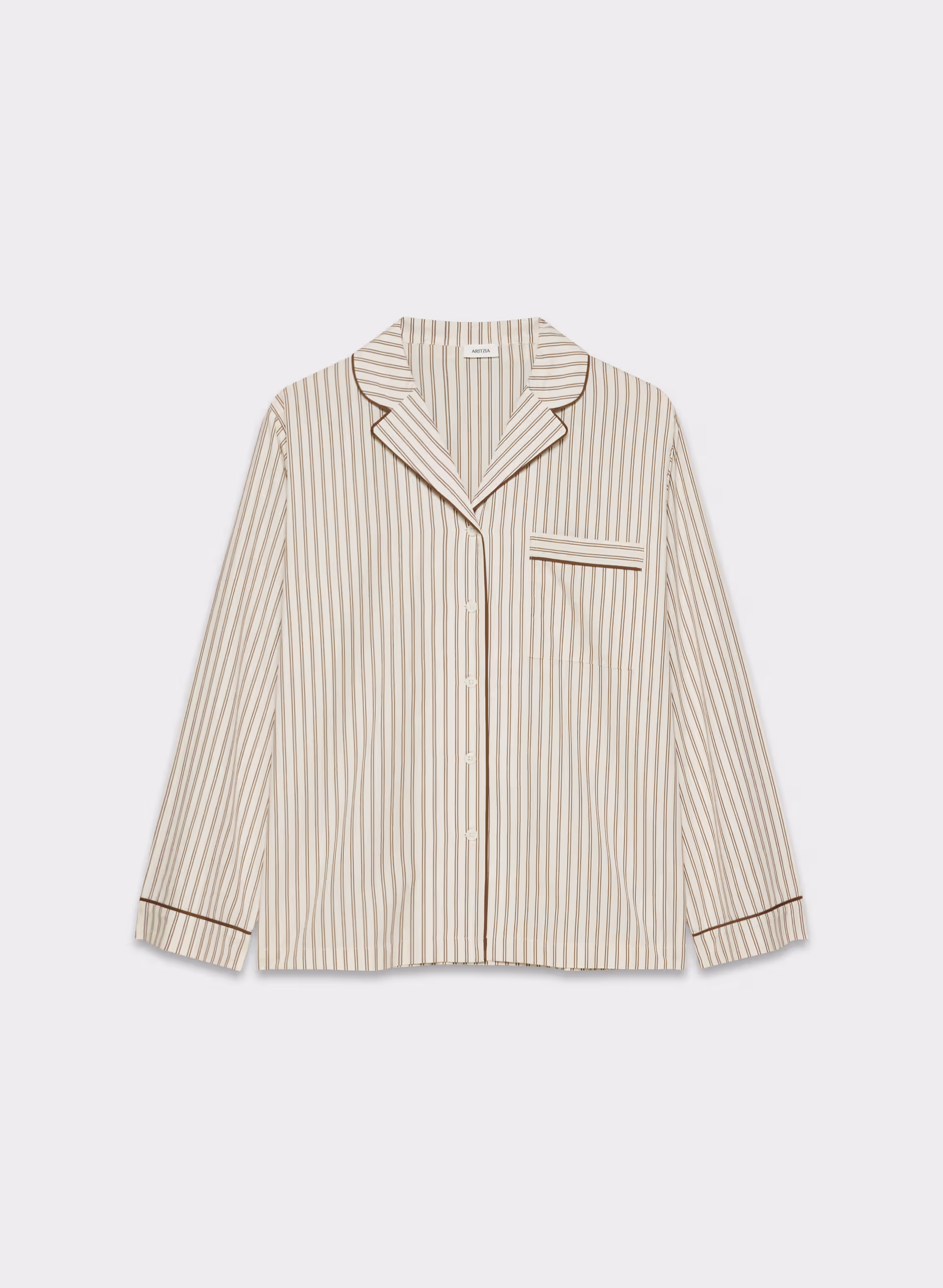 LAZE POPLIN PAJAMA SHIRT by ARITZIA