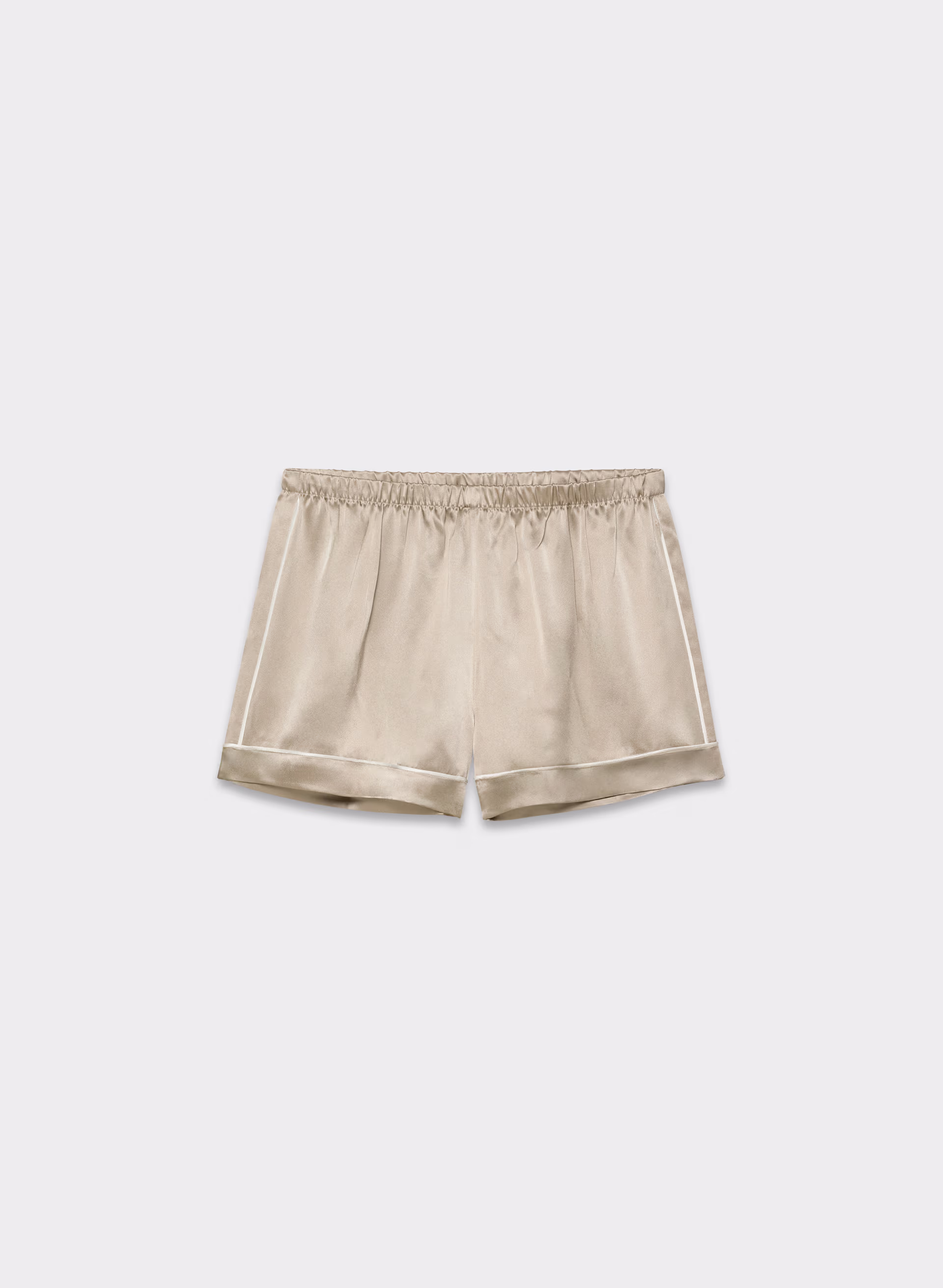 NIGHTSIDE SILK PAJAMA BOXER SHORT by ARITZIA