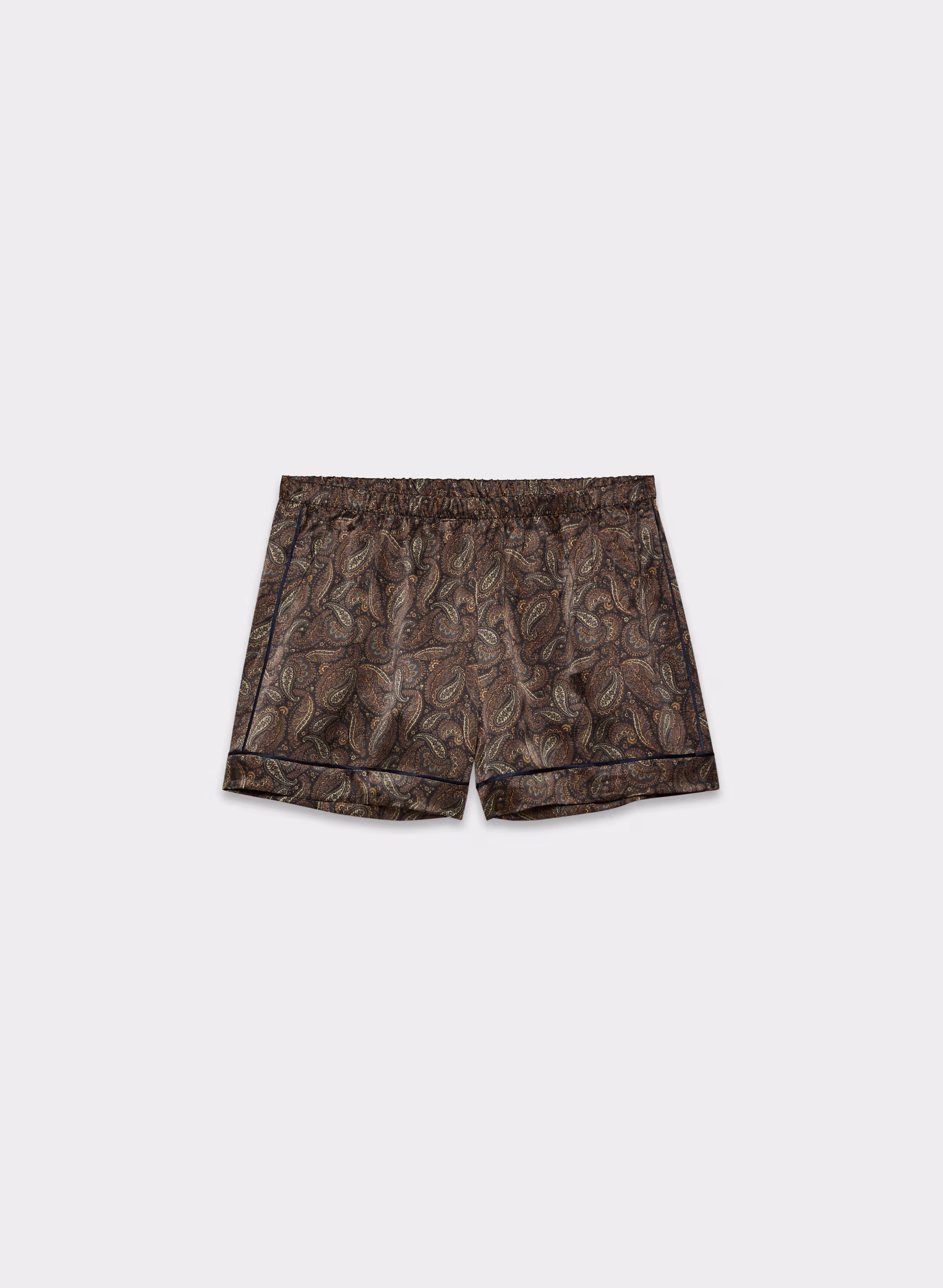 NIGHTSIDE SILK PAJAMA BOXER SHORT by ARITZIA