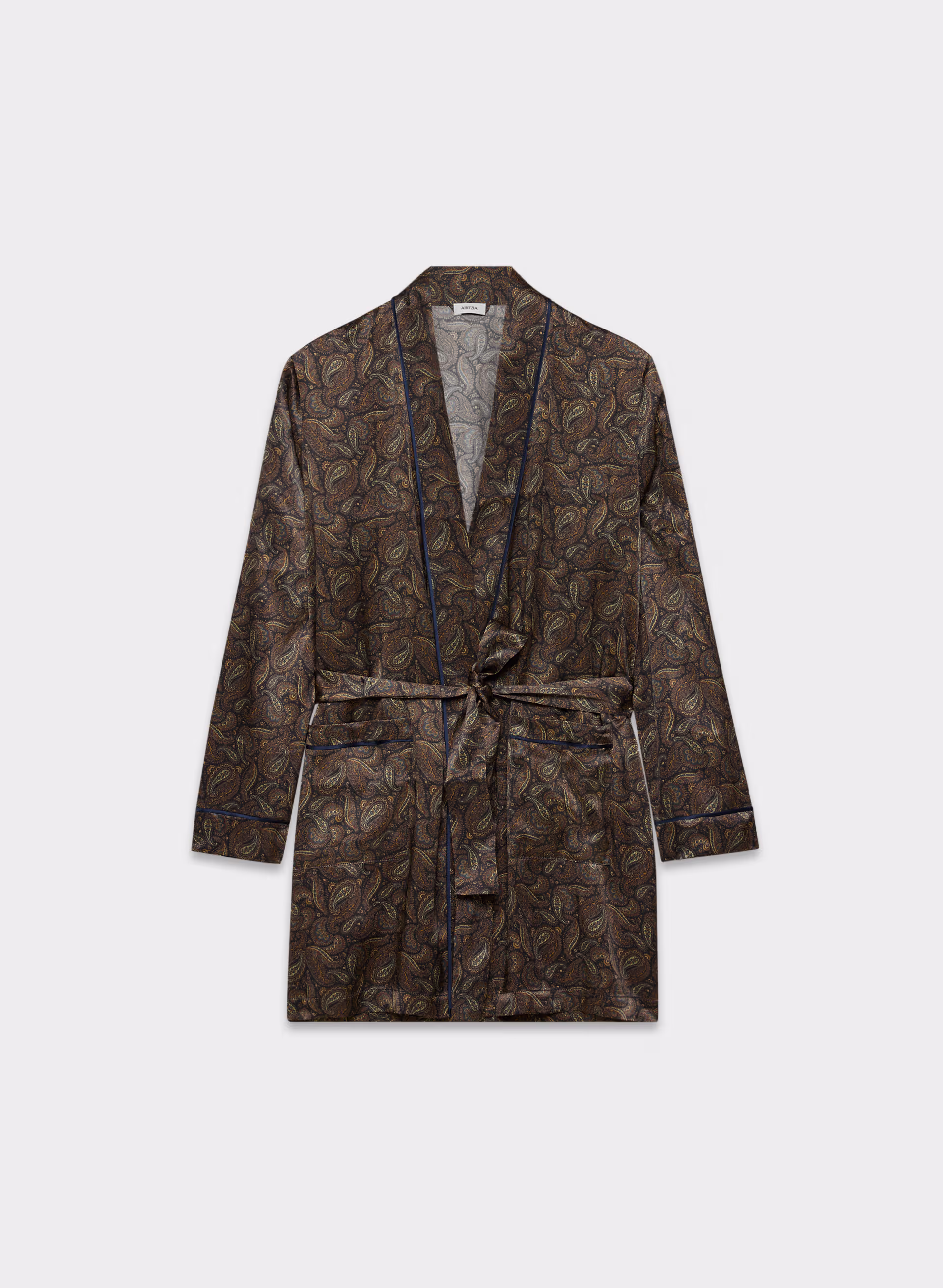 NIGHTSIDE SILK PAJAMA ROBE by ARITZIA