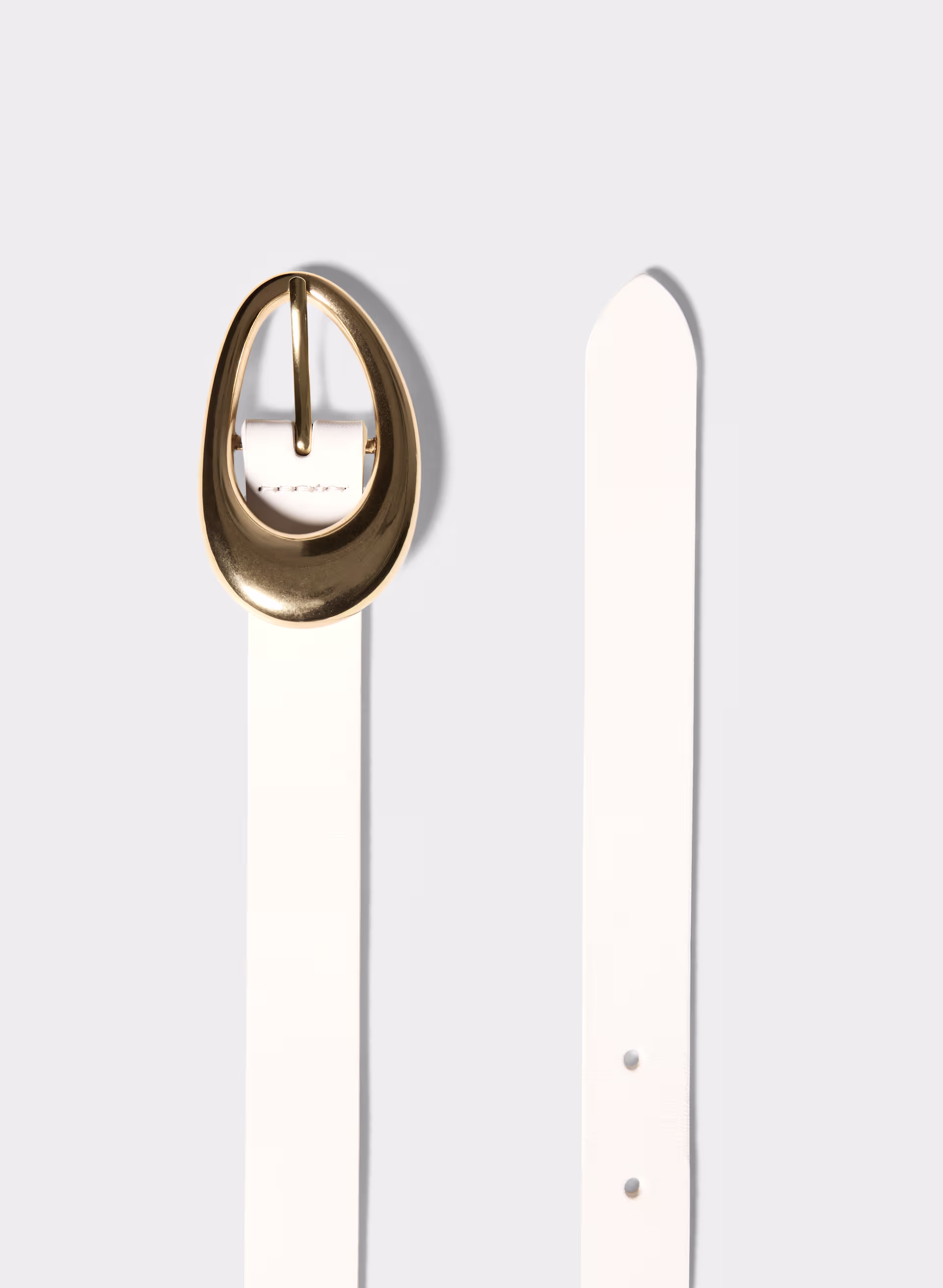 PERENNIAL SOLID BRASS LEATHER BELT by ARITZIA