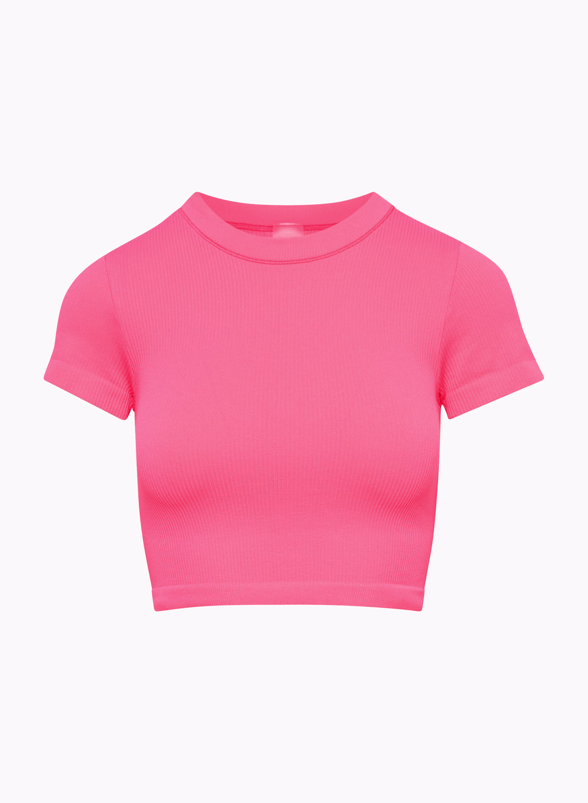 RIB SEAMLESS WILLOW CROPPED T-SHIRT by ARITZIA
