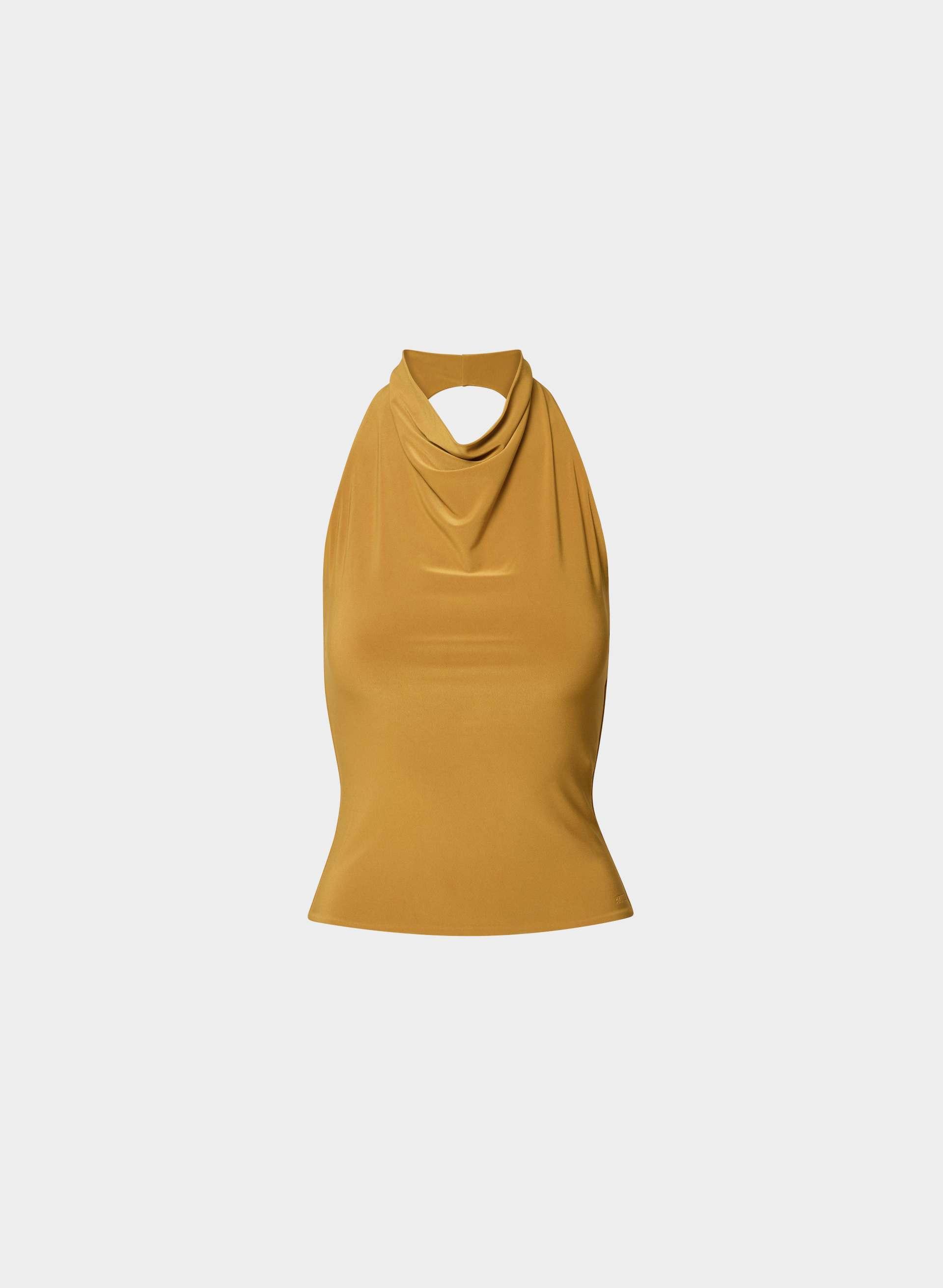 SMOOTH MATTER™ TOWER HALTER TOP by ARITZIA