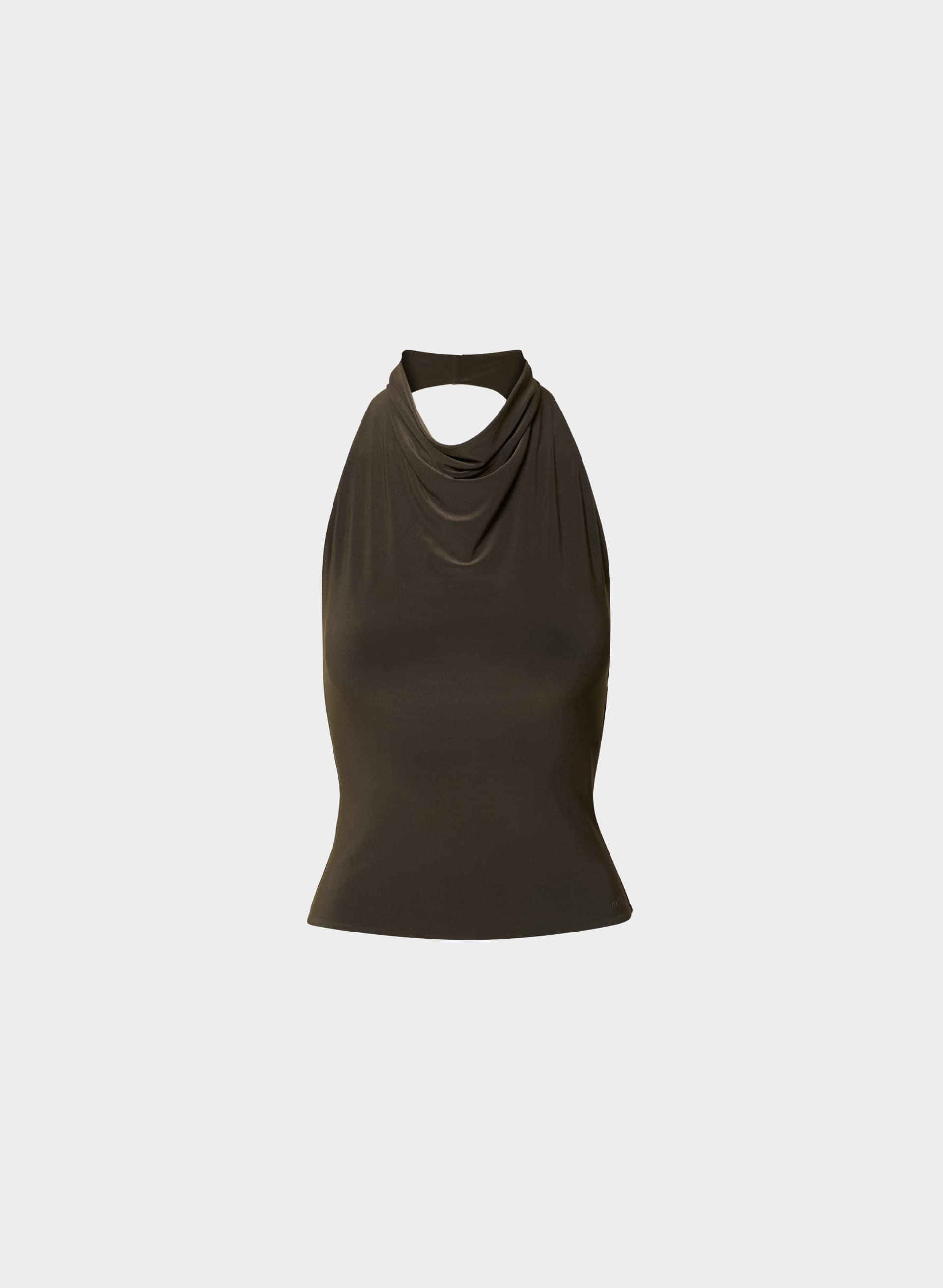 SMOOTH MATTER™ TOWER HALTER TOP by ARITZIA