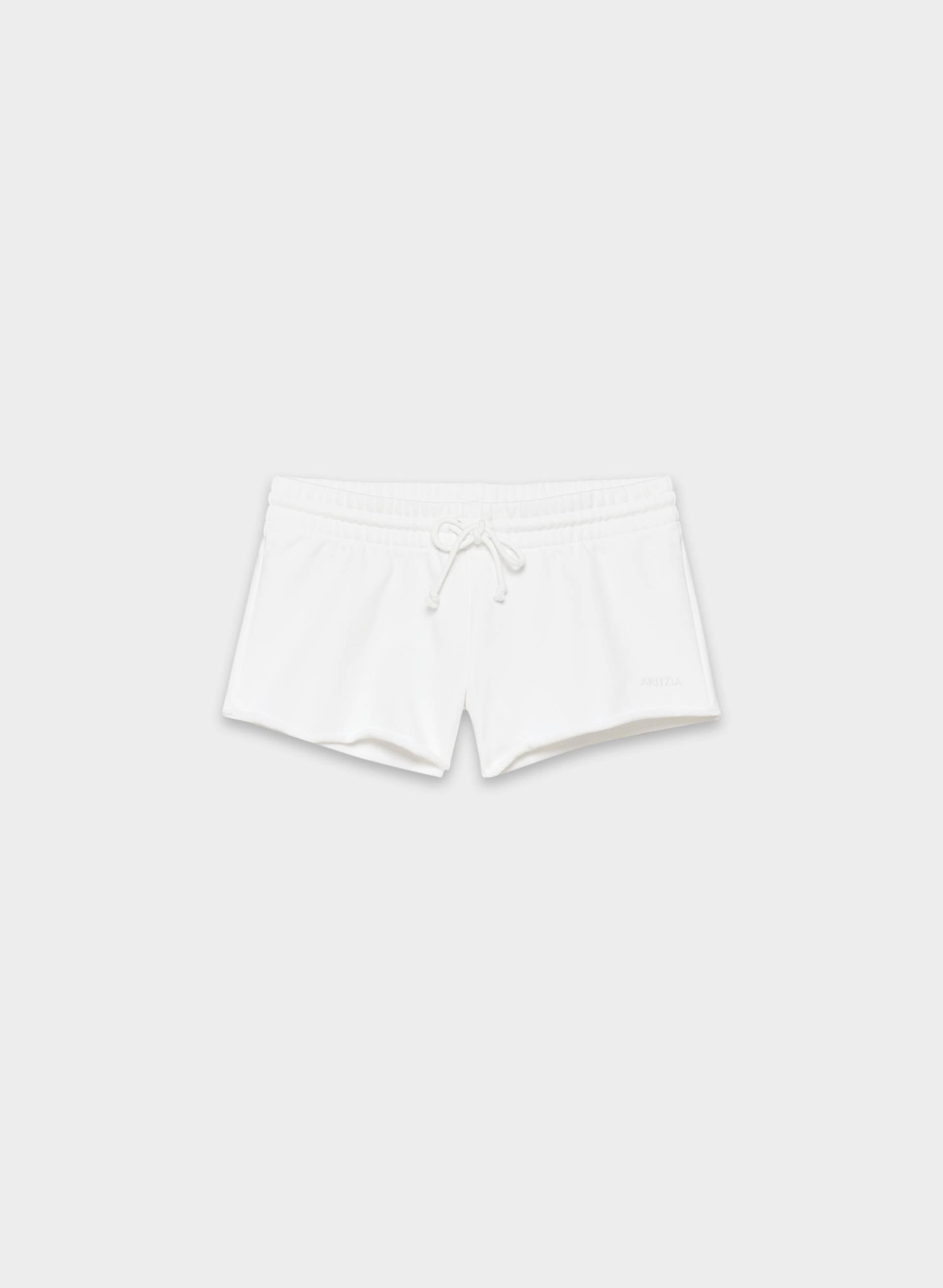 TERRY SWEATFLEECE BOYFRIEND DOLPHIN SHORT by ARITZIA