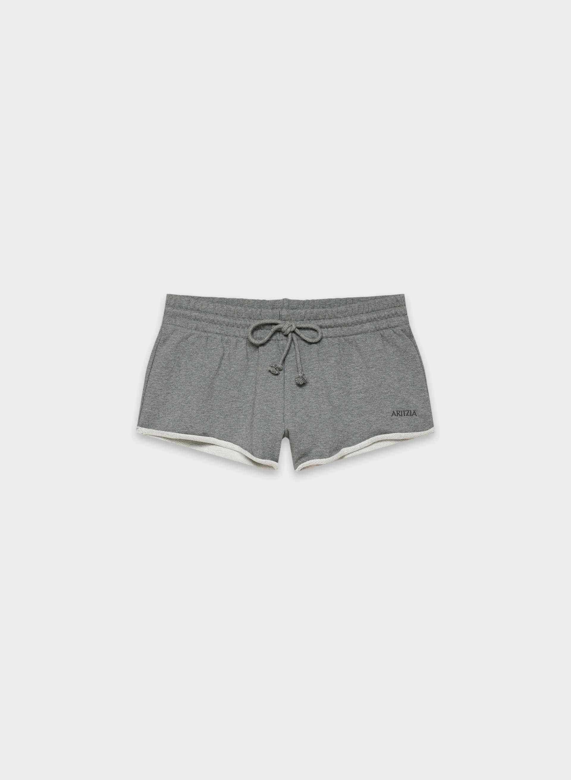 TERRY SWEATFLEECE BOYFRIEND DOLPHIN SHORT by ARITZIA