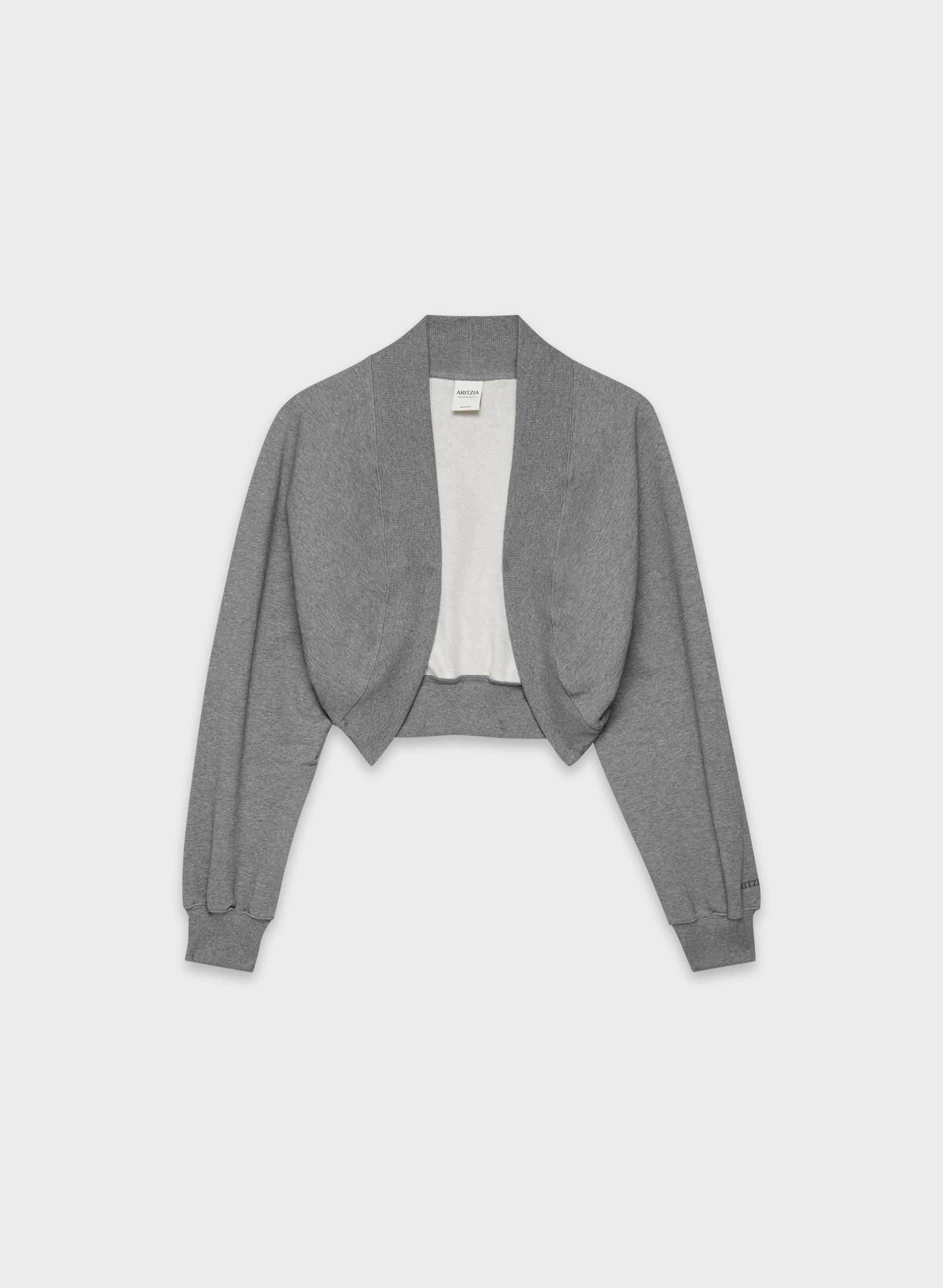 TERRY SWEATFLEECE MEGA SHRUG by ARITZIA