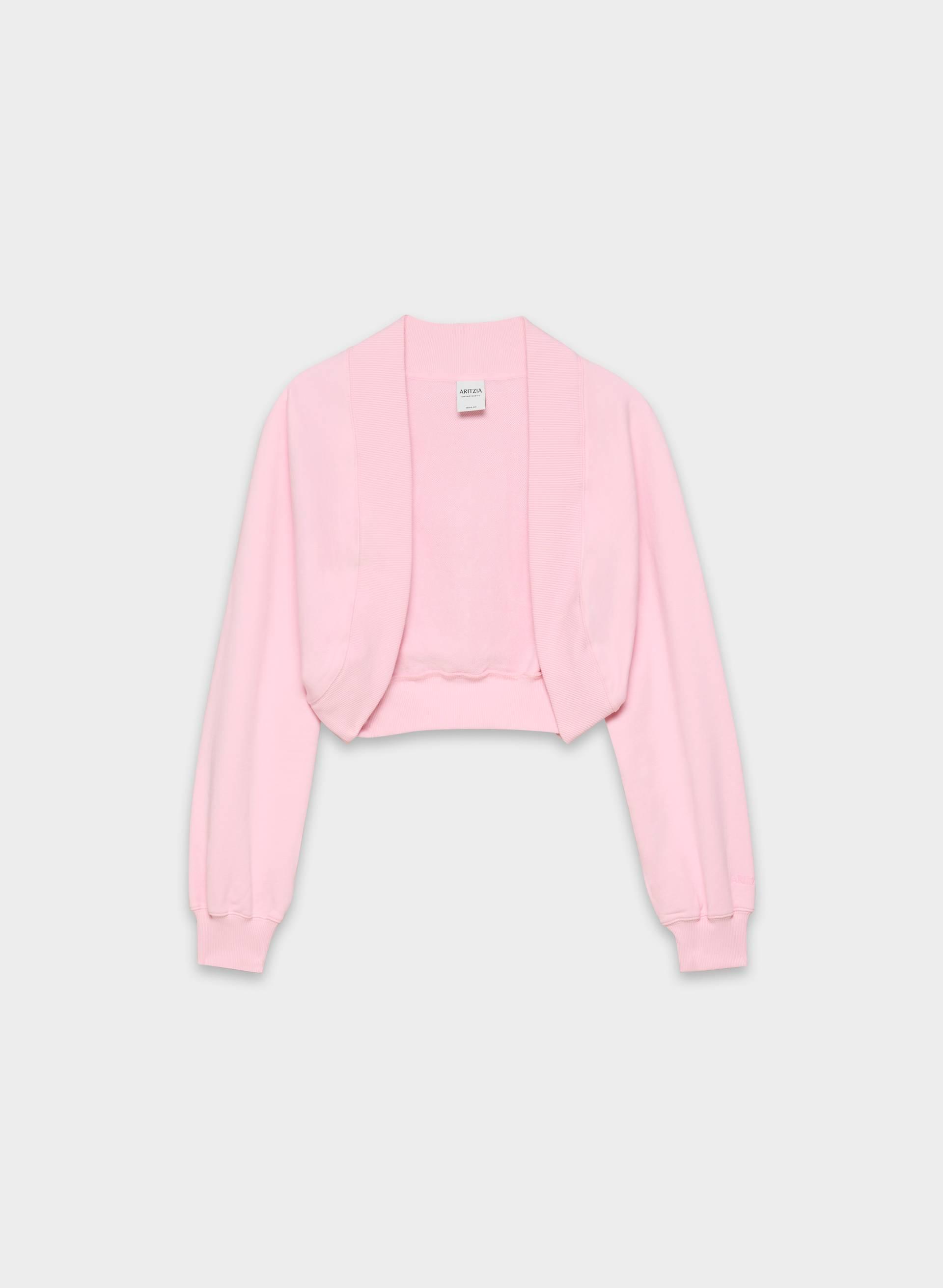 TERRY SWEATFLEECE MEGA SHRUG by ARITZIA