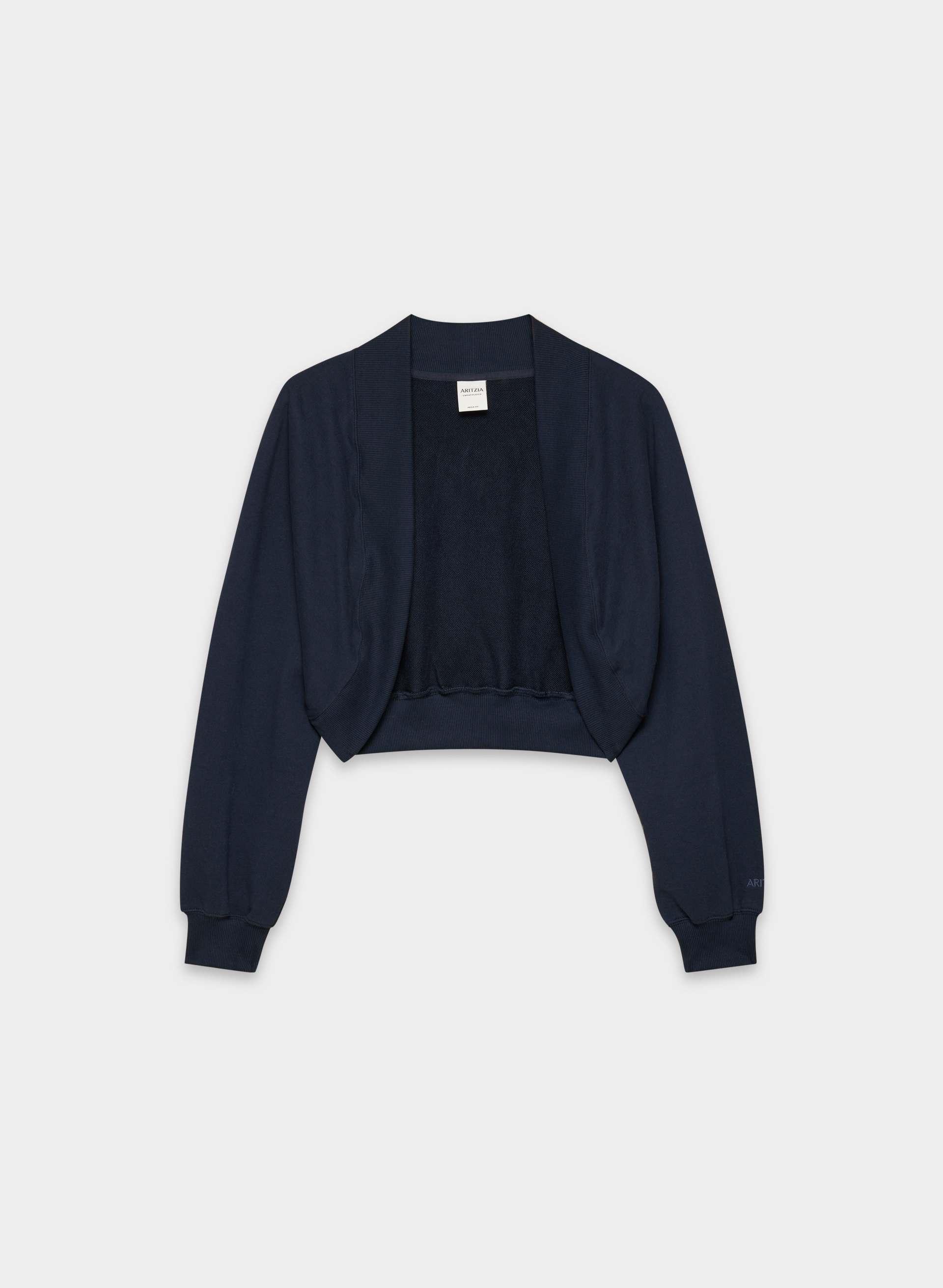 TERRY SWEATFLEECE MEGA SHRUG by ARITZIA