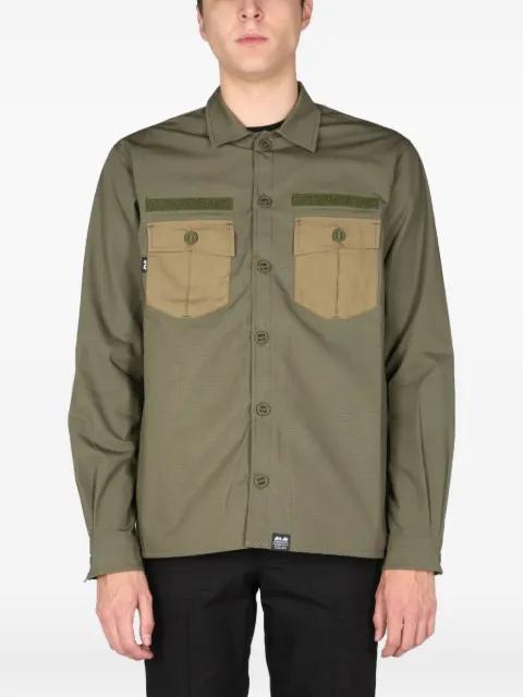 chest-pocket long-sleeve shirt by ARKAIR
