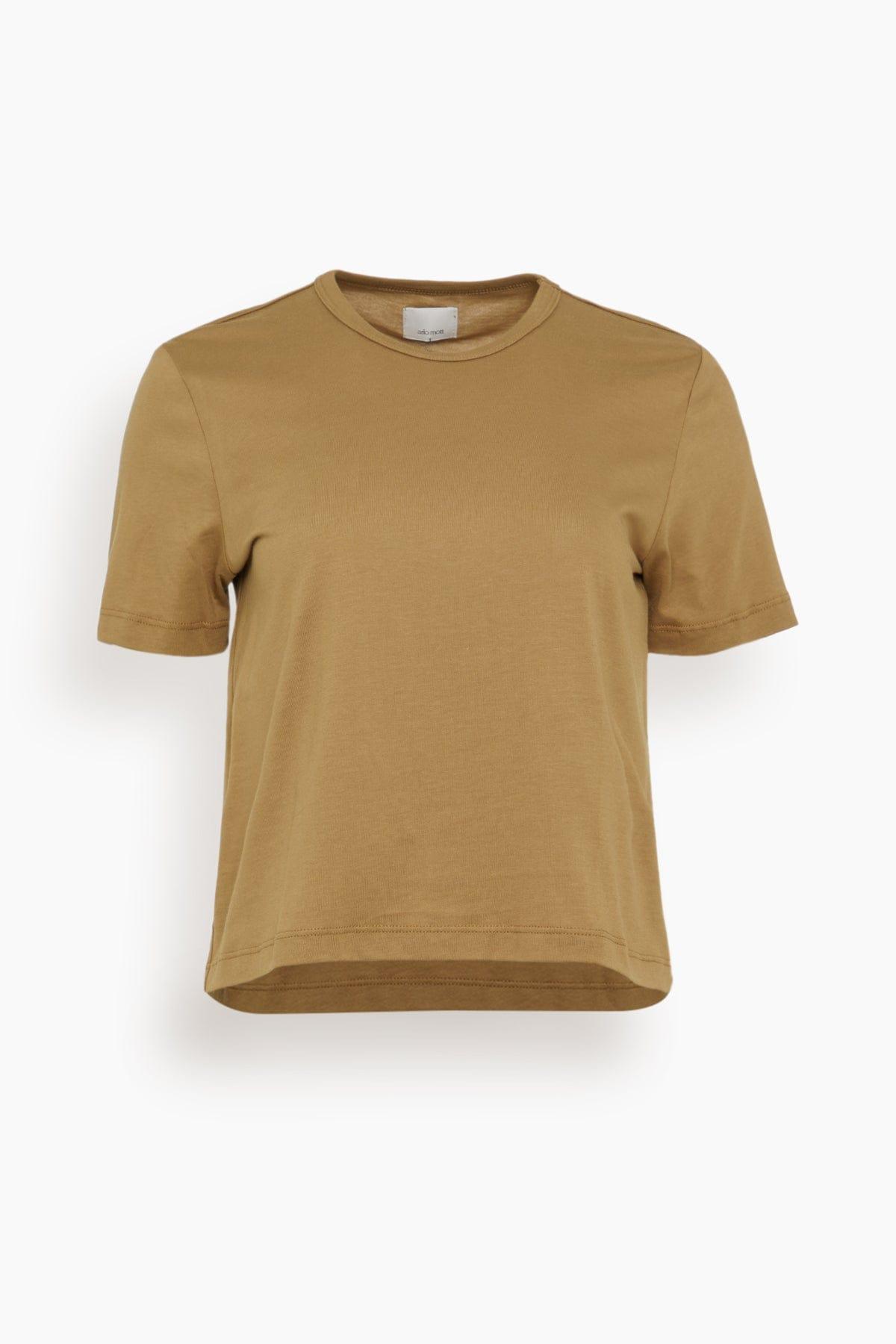 Willow Short Sleeve Tee in Khaki by ARLO MOTT