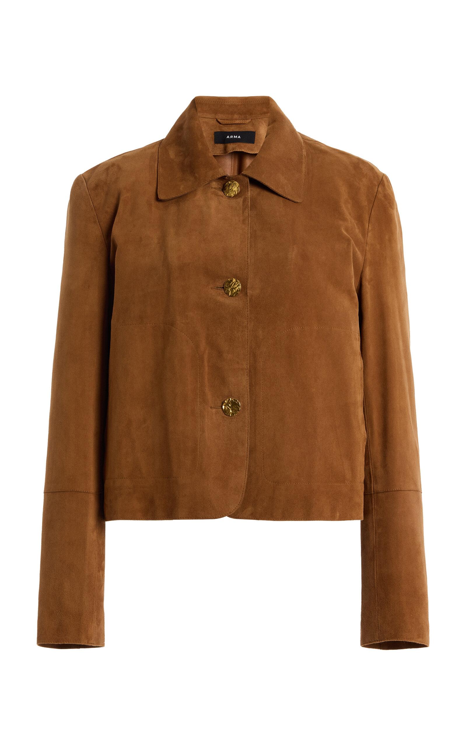 ARMA Emilla Goat Suede Jacket - Moda Operandi by ARMA