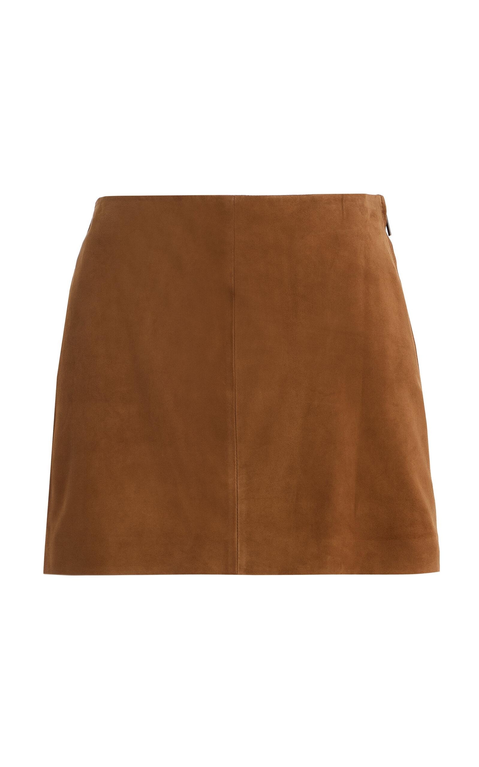 ARMA Exclusive Melody Suede Mini Skirt - Moda Operandi by ARMA
