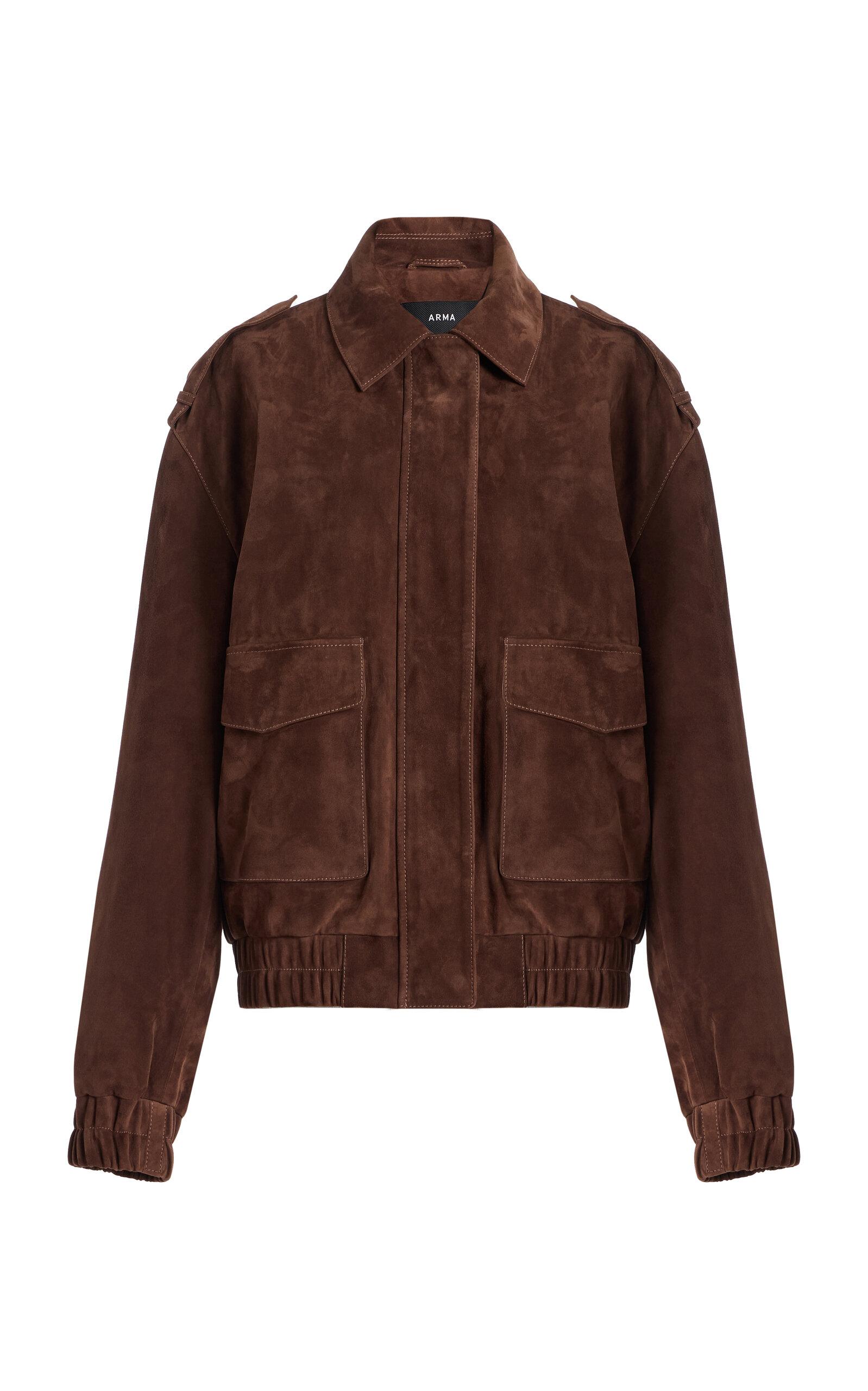 ARMA Halti Suede Jacket - Moda Operandi by ARMA