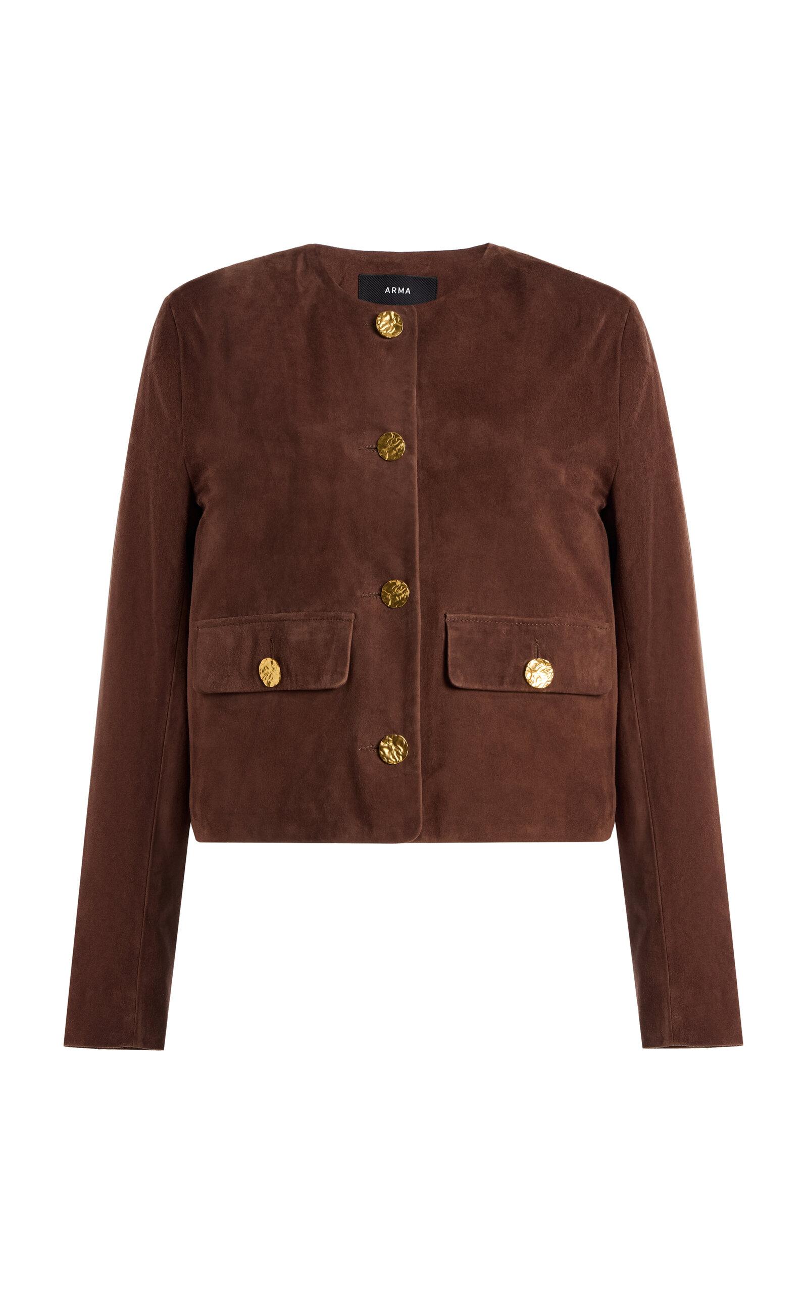 ARMA Lorenne Goat Suede Jacket - Moda Operandi by ARMA